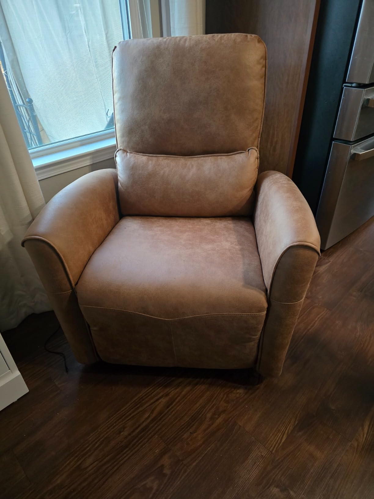 Bonzy Home Power Swivel Rocker Recliner Chair with USB Port, 23.2
