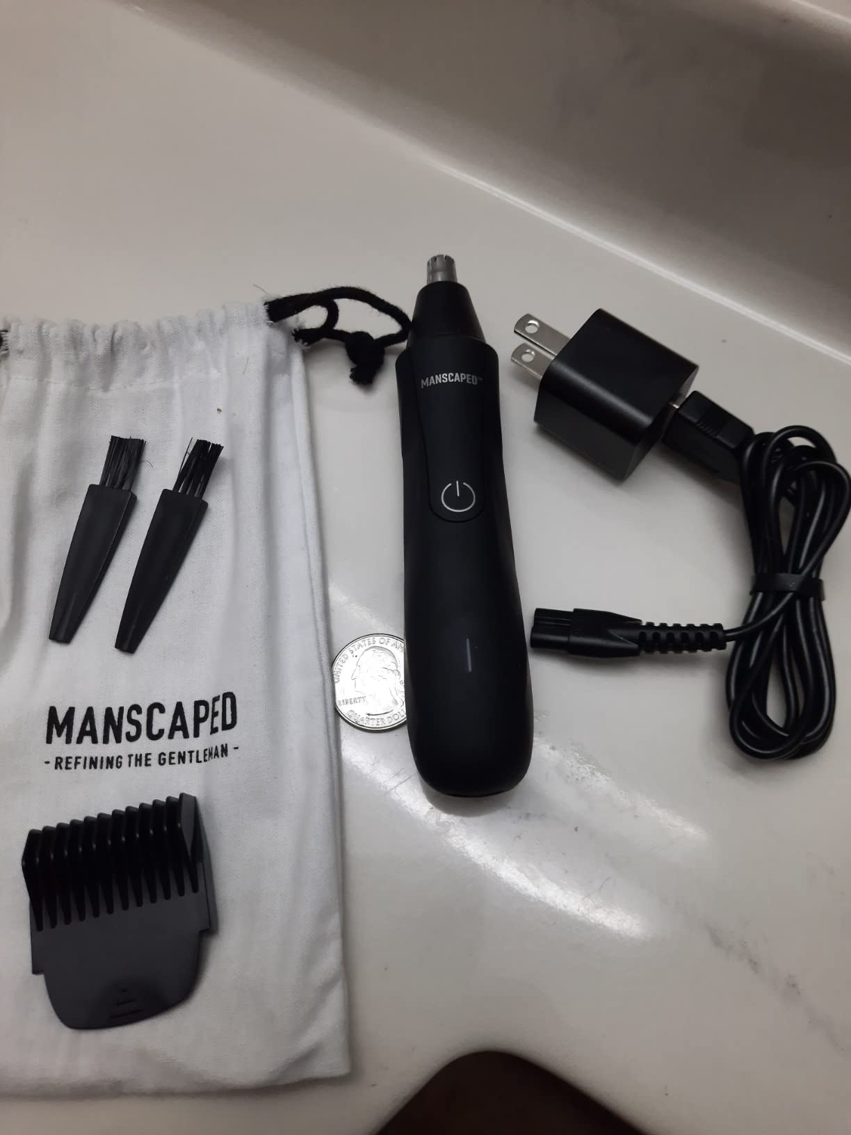 MANSCAPED The Lawn Mower 4.0 PRO - Groin & Body Hair Trimmer, Updated SkinSafe Trimmer Blade, Waterproof Wet/Dry Groomer, USB-C & Wireless Charging Compatible, Men's Ball Shaver with Travel Lock customer photo 1