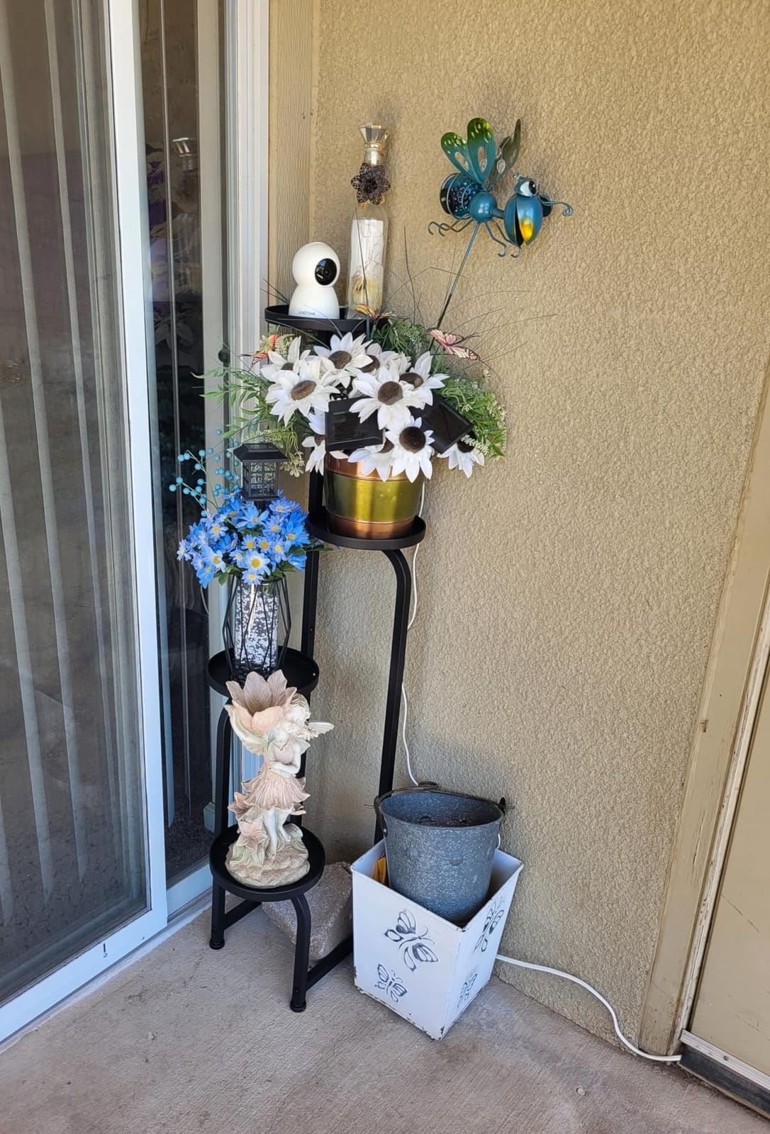 Bamworld Tall Plant Stand Indoor Outdoor Corner Metal Flower Pot Stands | 4 Tier Heavy Duty Plant Shelf for Multiple Plants Plant Table for Patio Garden Balcony Living Room Bedroom(Patent Design) customer photo 2