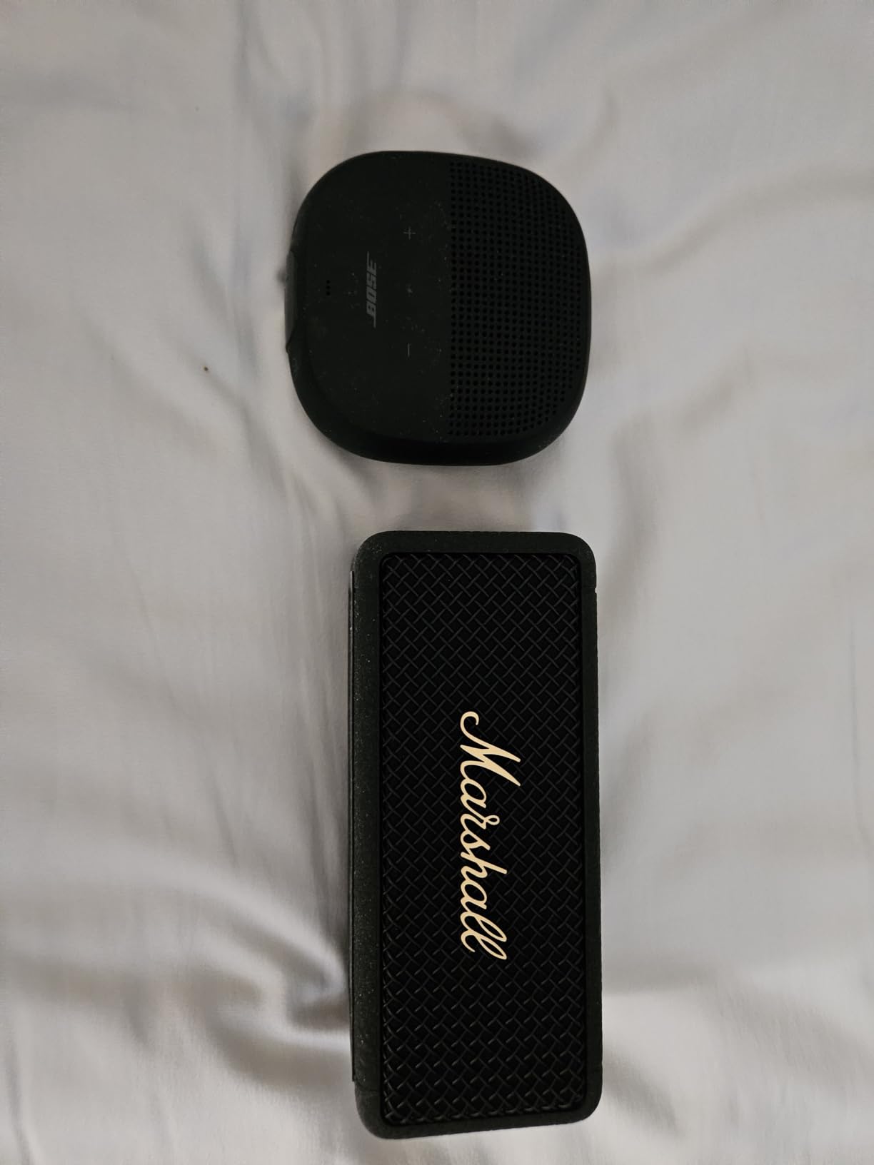 Marshall Emberton II Portable Bluetooth Speaker - Rugged Waterproof/Dust-Proof Design | Loud Stereo Sound, Deep Bass | Compact and Wireless for Travel and Outdoors - Black and Steel customer photo 1