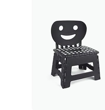 17.5 Inch Heavy Duty Folding Step Stool for Adults, 400 lbs, Grey customer photo 1