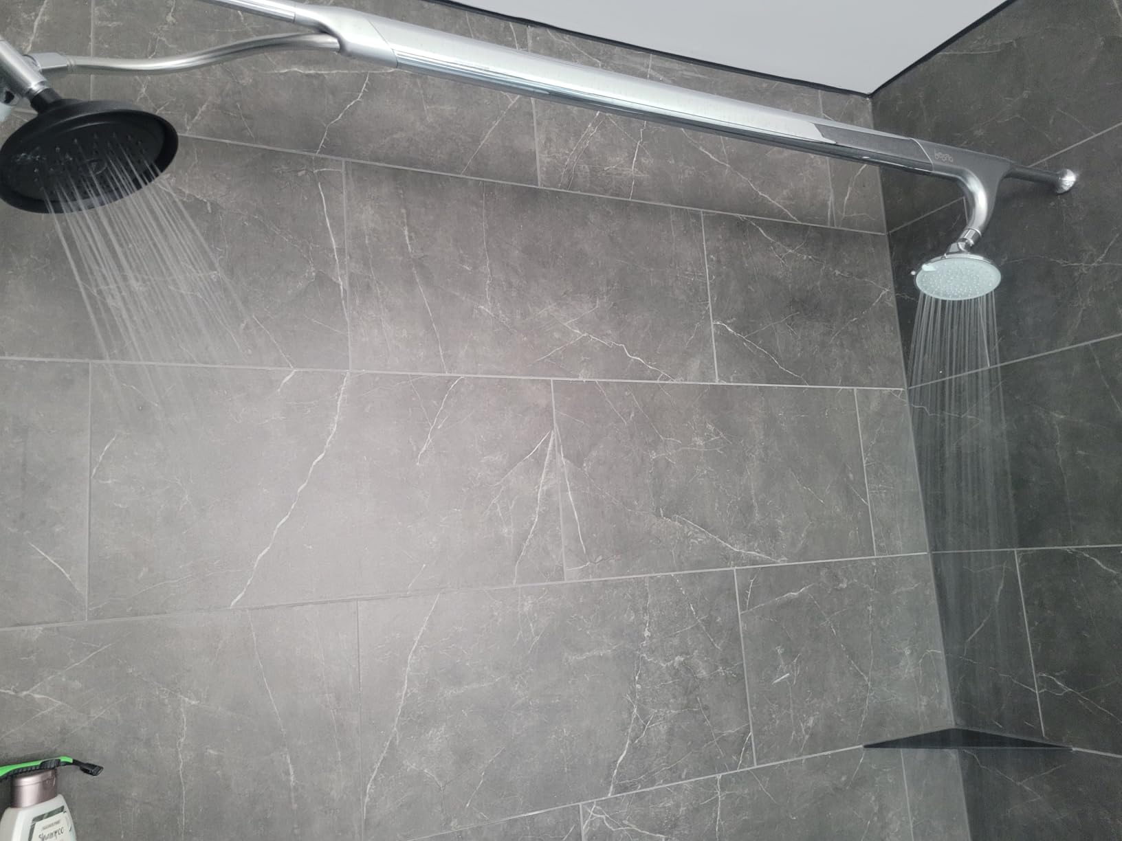BOONA Tandem Shower as seen on Shark Tank | Dual Shower Head for Couples (Midnight Black, Two Showerheads) customer photo 1