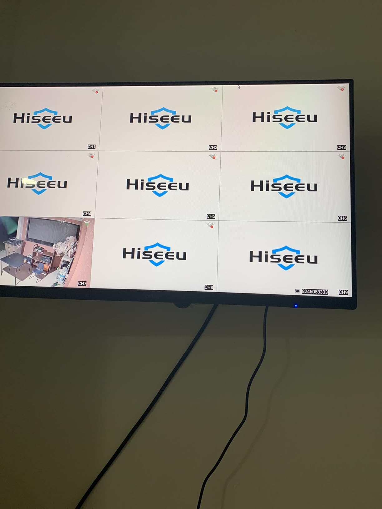 Hiseeu Home Security Camera System 16CH Expandable, 24/7 Recording, Wired Plug-in Powered 8Pcs 5MP Outdoor Camera, 4K NVR Kit, Night Vision, IP66, Motion Detection, 3TB HDD, 2.4G/5G Wireless Pro WiFi customer photo 2