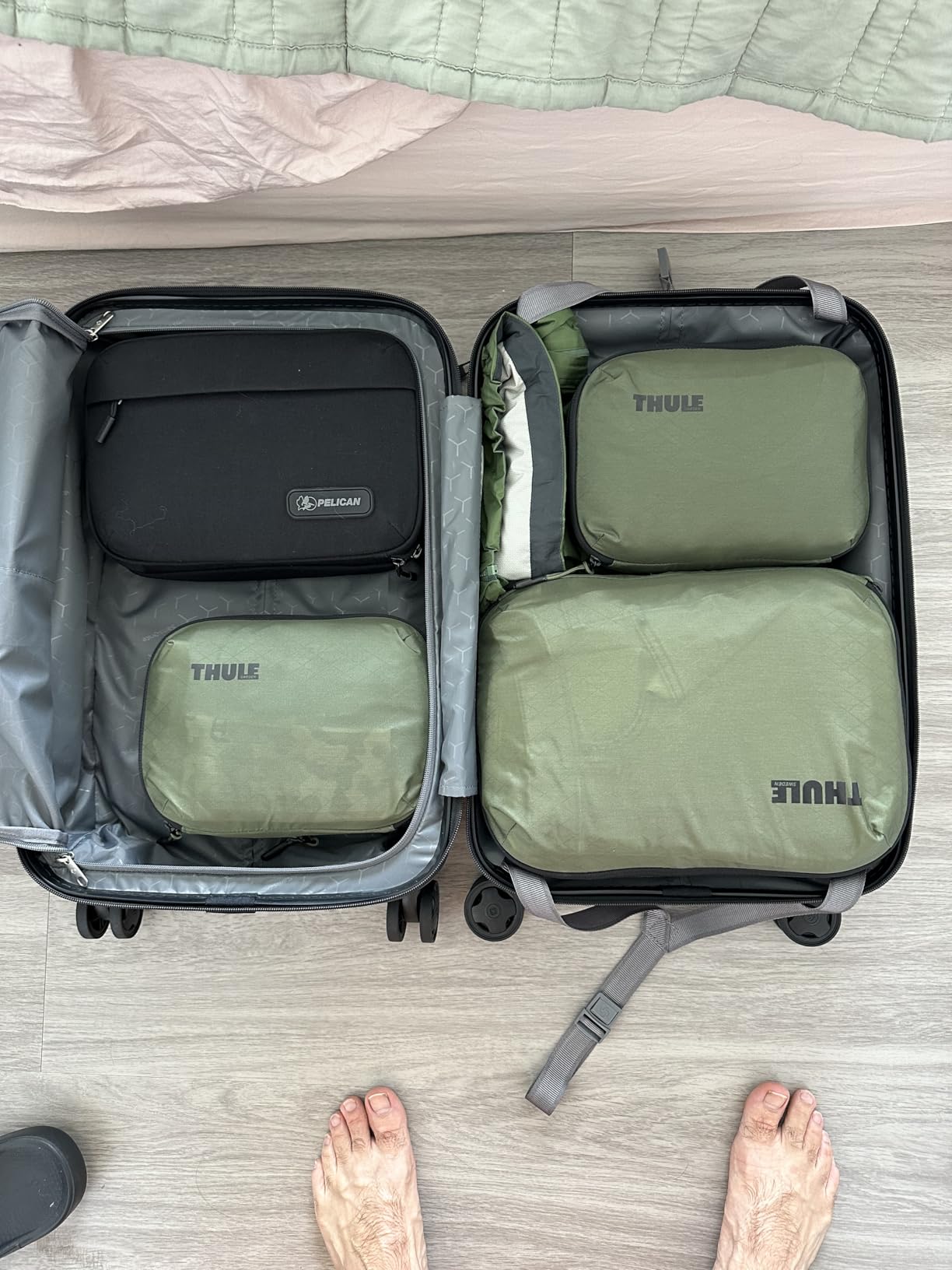 Thule Compression Cube Set Pond Gray customer photo 2