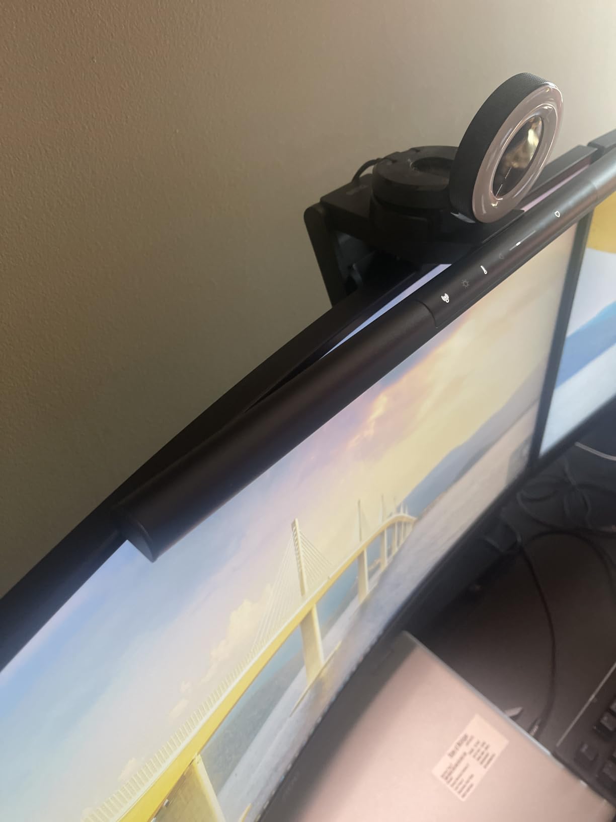 ScreenBar Pro LED Monitor Light Bar - Ultrawide Lighting, Motion Sensor, Adjustable Brightness/Color Temperature, Eye-Care USB-C Monitor Lamp customer photo 2