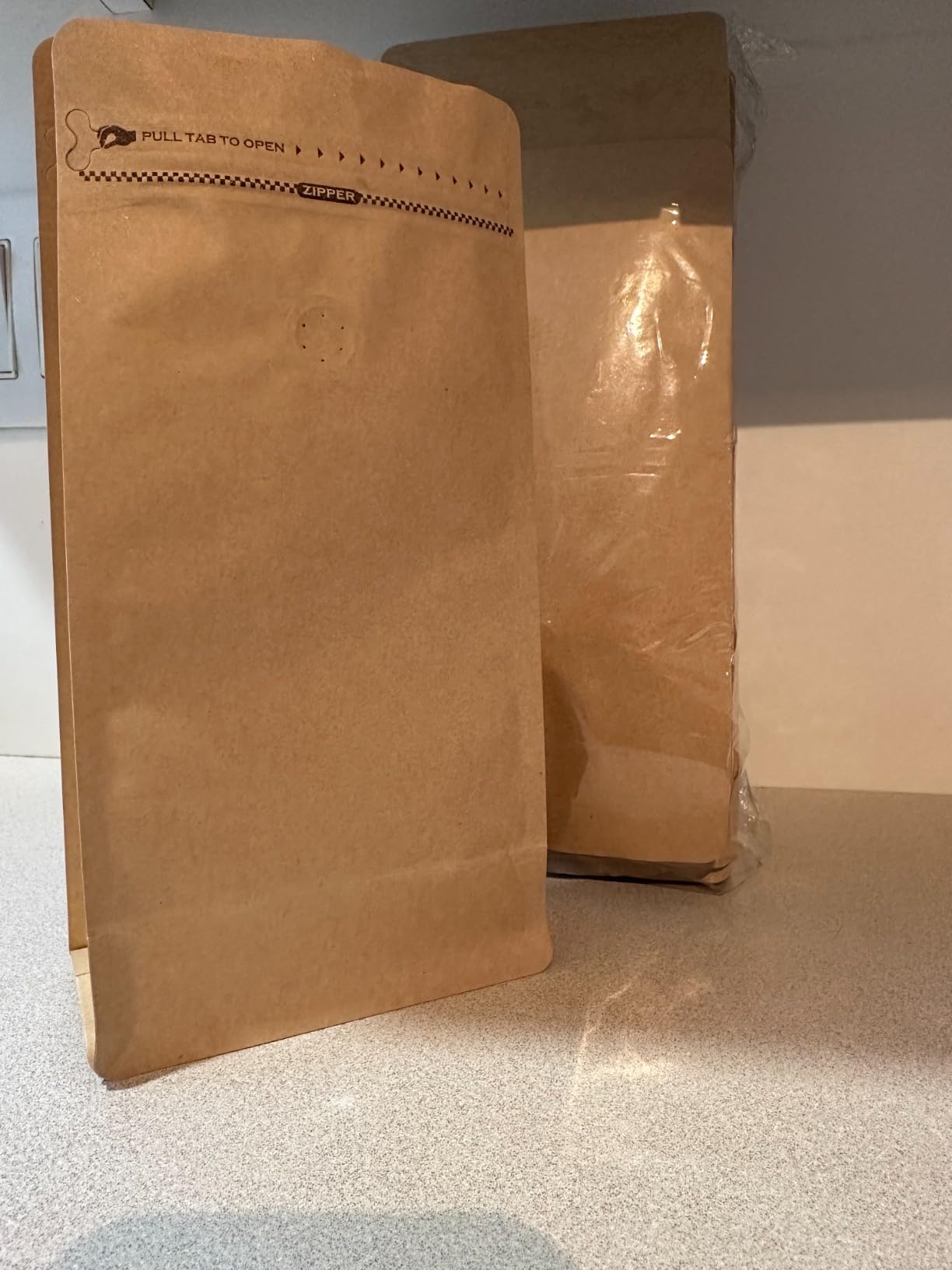Coffee Bags with Valve 16OZ/50pcs Paper Stand Up Pouches customer photo 1