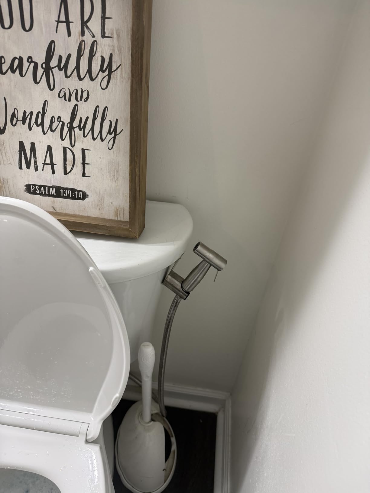Arofa Hot and Cold Bidet Sprayer for Toilet, Warm Water Bidet Attachment | Hot & Cold Control, Adjustable Water Flow, 7/8