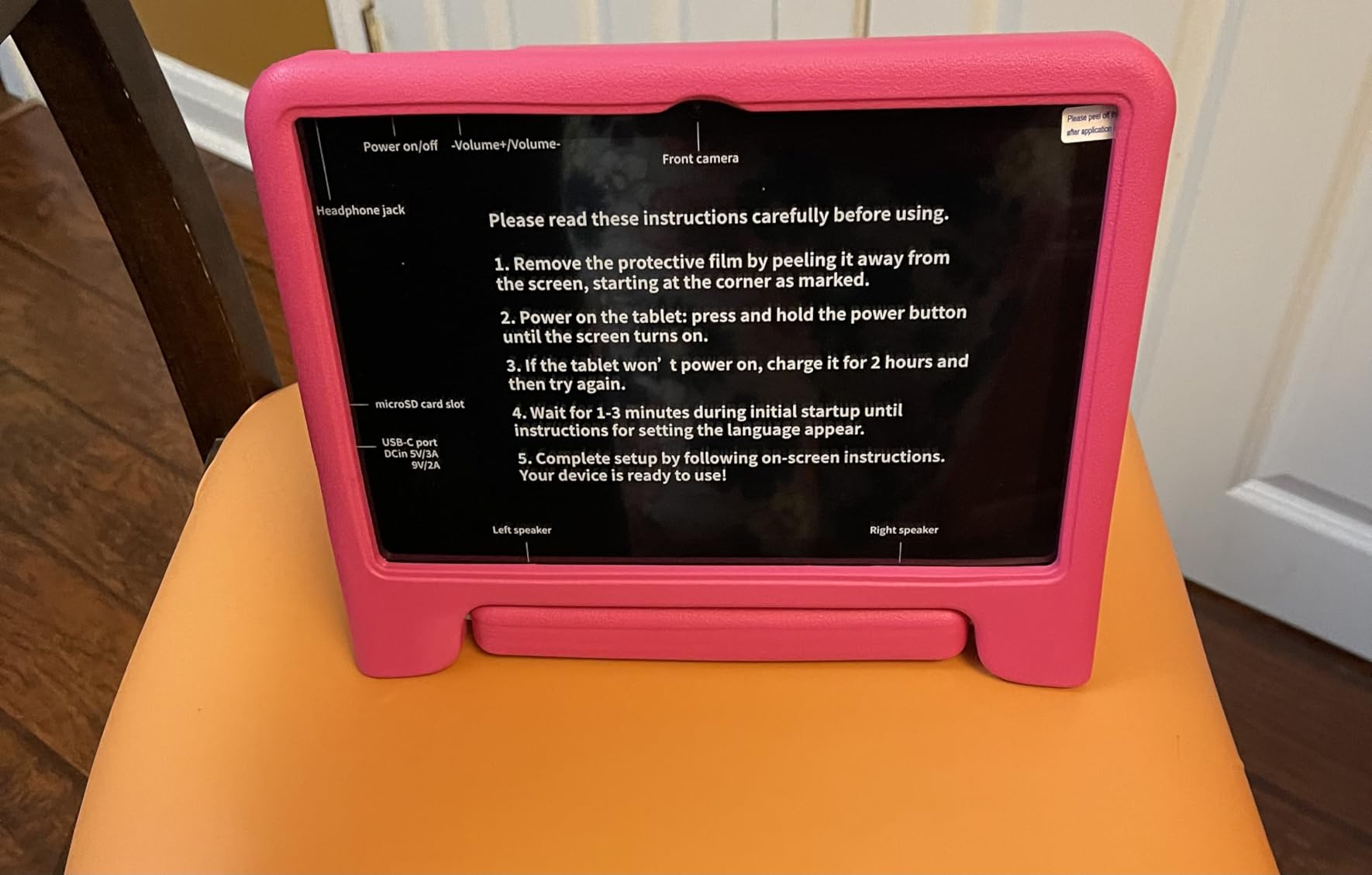 COLORROOM 2026 Upgraded Android 15 Tablet, 10inch Kids Tablet, Octa-core CPU, 10GB+64GB+1TB Expand Tablets for Kids with Kids Space, Parental Control, 6000mAh Big Battery, Touchscreen Tableta, Pink customer photo 1