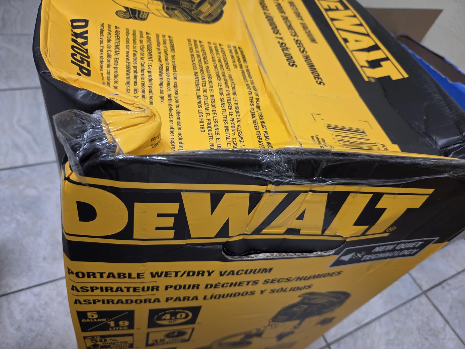 DEWALT STEALTHSONIC 5 Gallon Ultra Quiet Wet Dry Shop Vac DXV05P-QT | 4 Peak HP Powerful Suction, Quiet Operation, Long-Lasting Performance, Complete Accessory Kit for Garage, Workshop, Jobsite customer photo 2