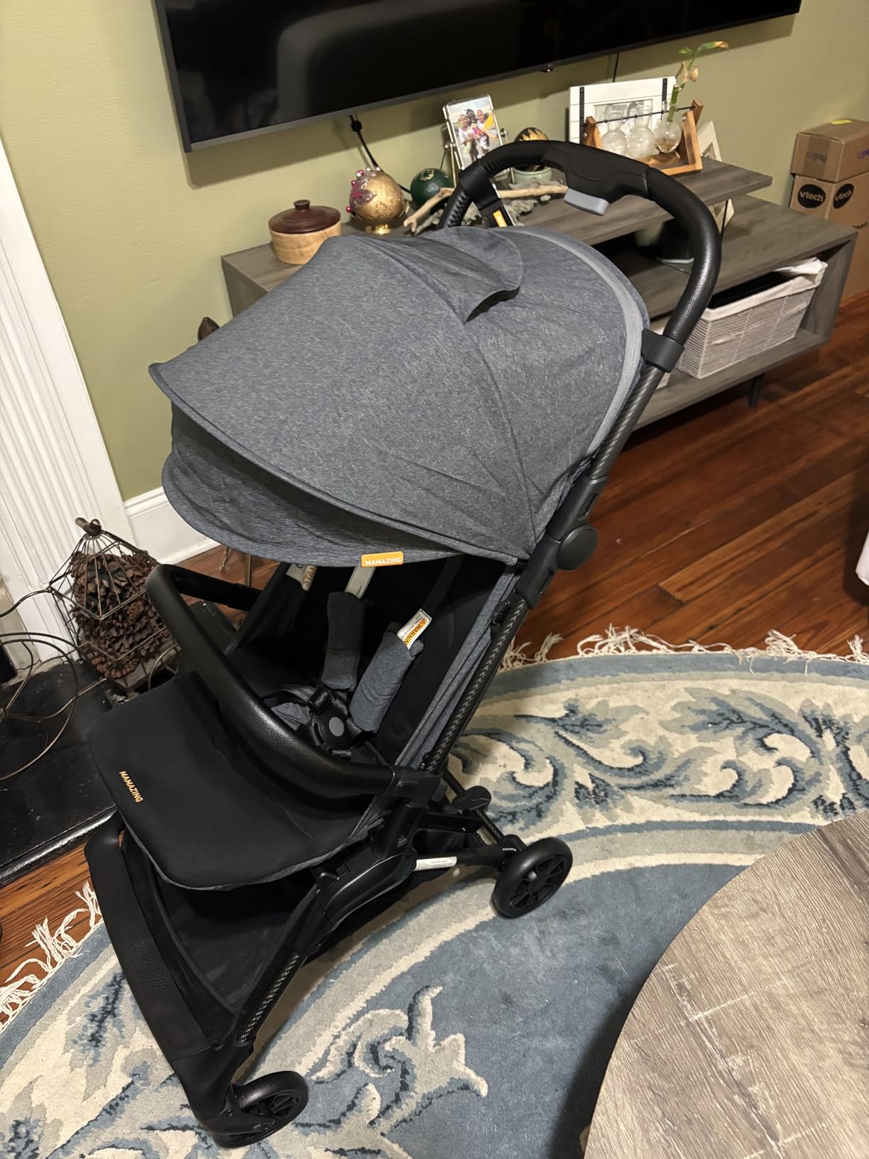 Mamazing Ultra Air X Baby Travel Stroller, Ultra-Lightweight Under 10 lbs | Compact Carbon Fiber Frame & Airplane Friendly, Lightweight Stroller with Reclining Seat, UPF 50+ Canopy & Travel Bag customer photo 1