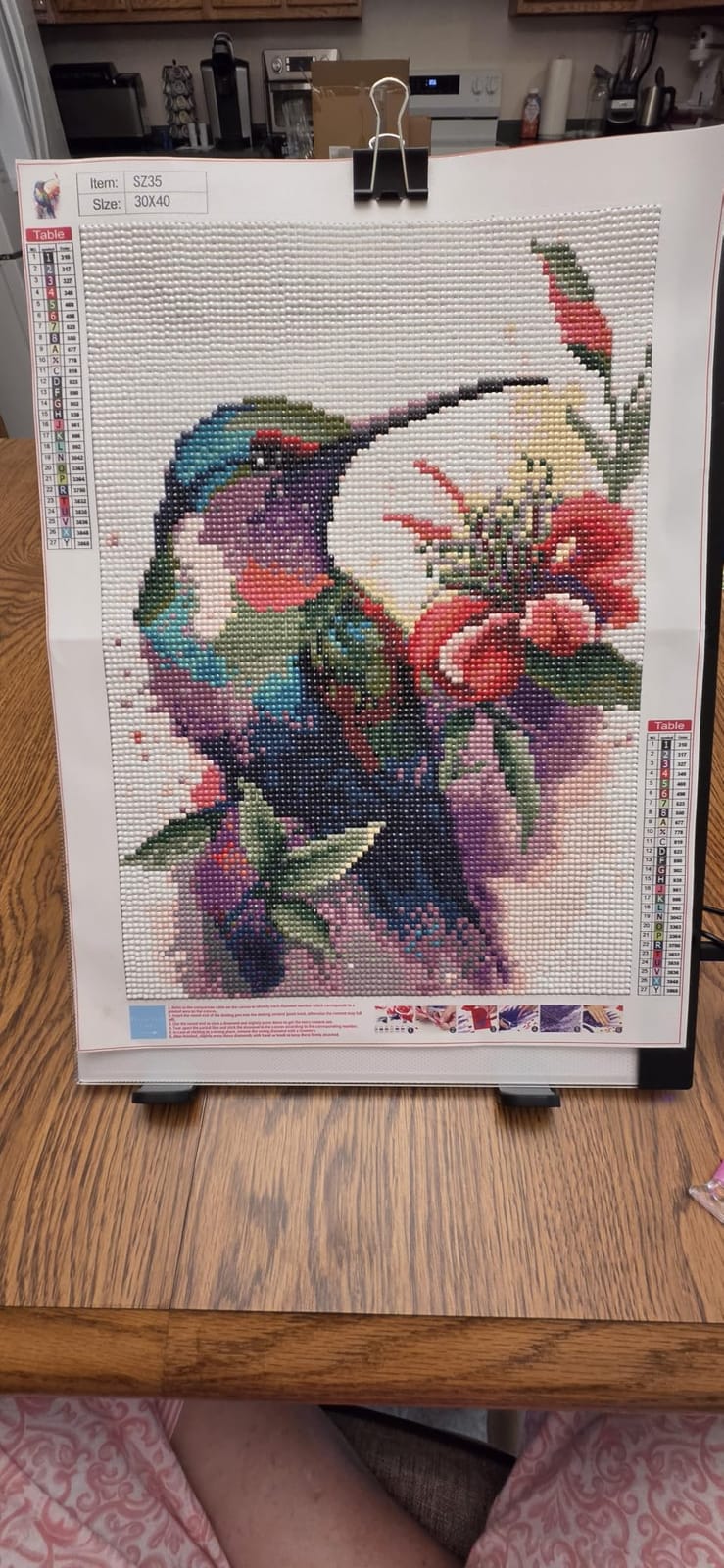Hydrangea Diamond Painting Kits for Adults,Flowers Diamond Art 12x16inch | Diamond Art Kits for Adults 5D Diamond Painting Flowers,DIY Full Drill Diamond Painting Flower Gem Art and Crafts customer photo 2