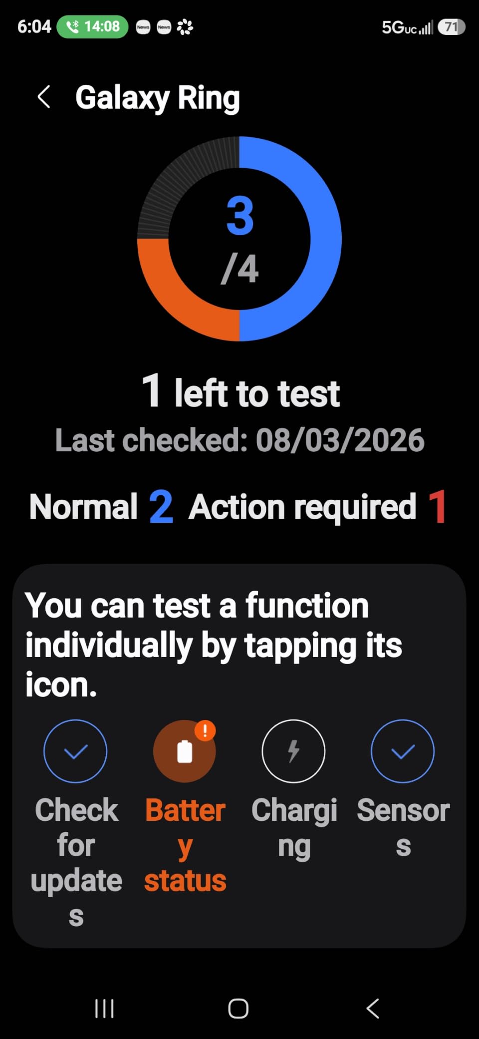 Samsung Galaxy Ring, AI Smart Ring, Size First w/Sizing Kit, No App Subscription, Fitness Monitor, Sleep Tracker, Up to 7-Day Battery, Size 7, Titanium Gold [US Version, 1Yr Manufacturer Warranty] customer photo 1