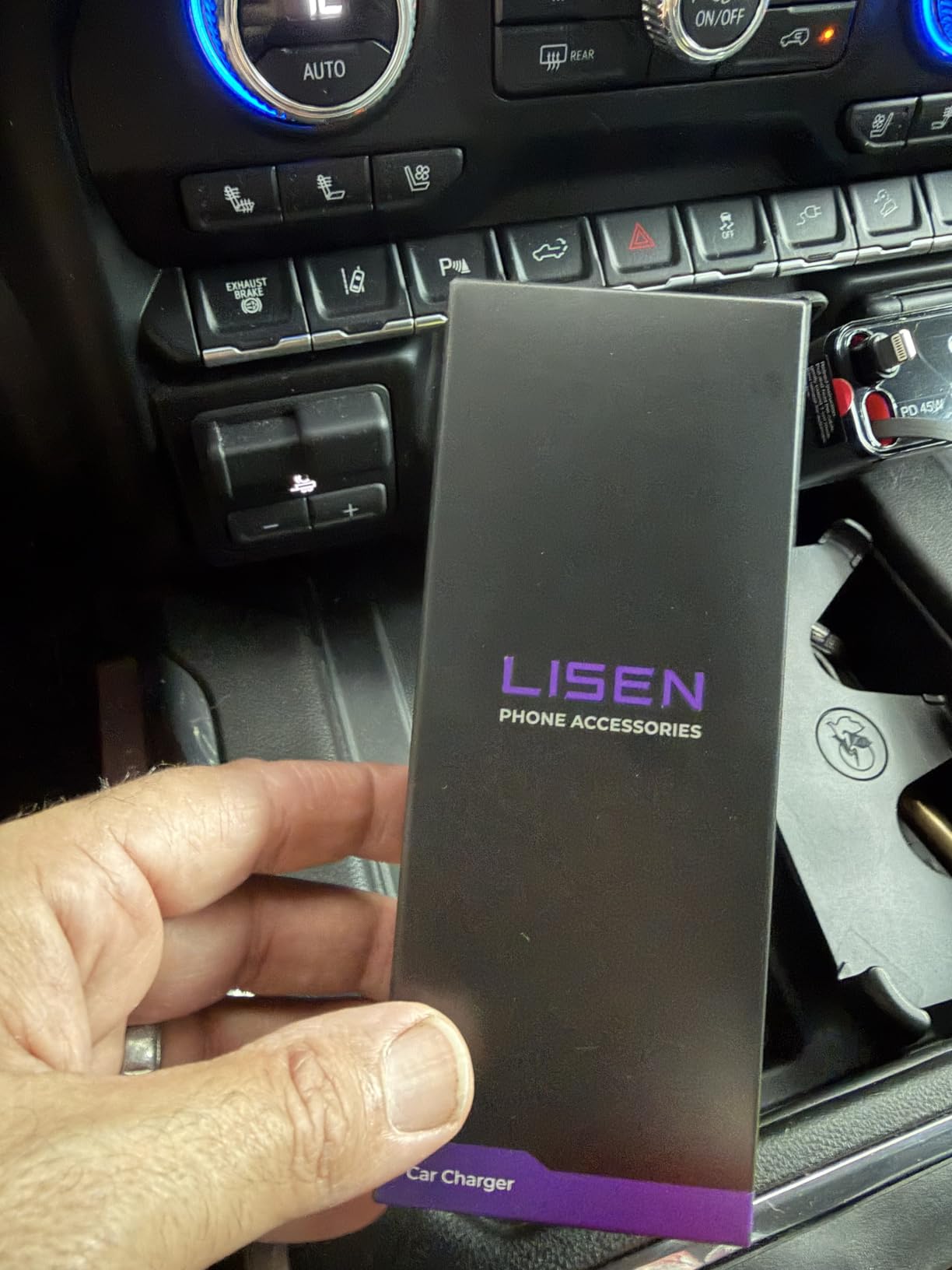 LISEN Retractable Car Charger, 84W Car Charger USB C Fast Charge, 4 in 1 | Cigarette Lighter Adapter, Car Accessories for iPhone 17 Pro Max 16 15 14 13 12 customer photo 2