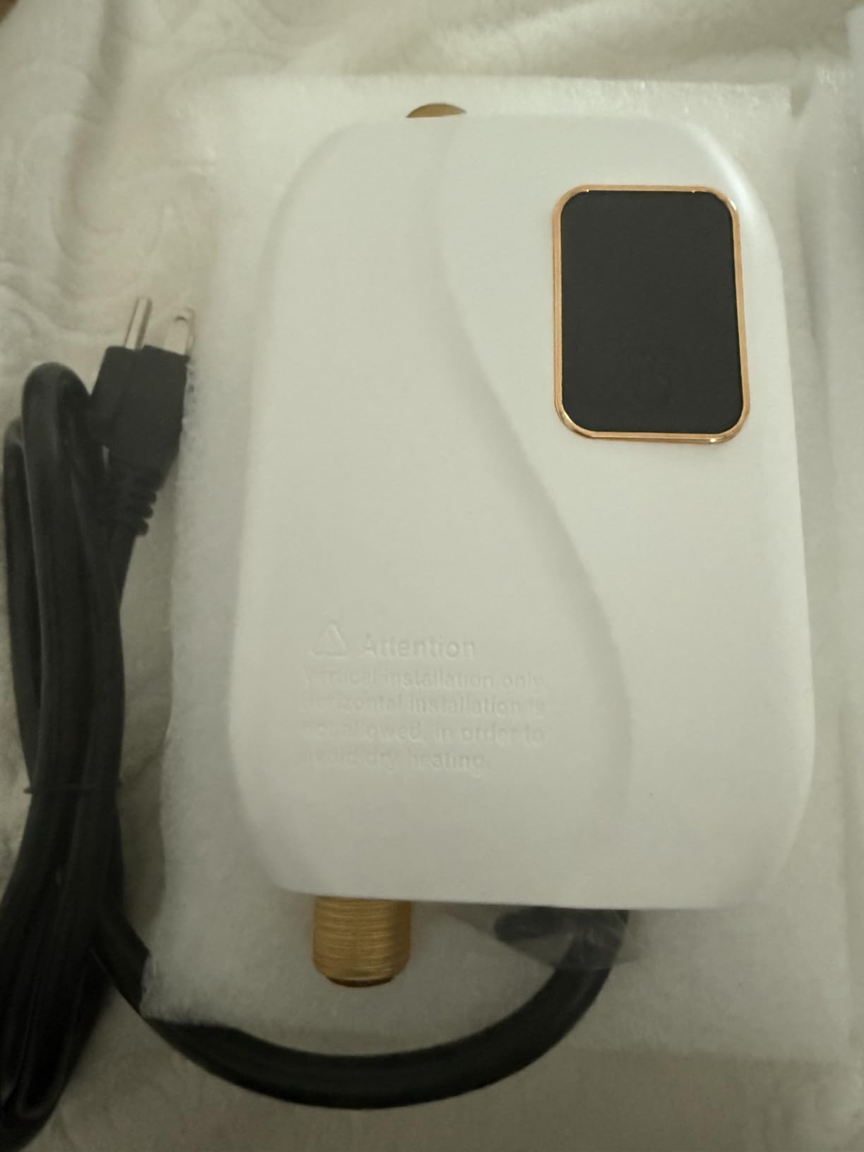 Tankless Water Heater Electric 110V, 3000W Instant Water Heater Under Sink, On Demand Hot Water Heater Electric with Digital Display, Electric Mini Water Heater for Kitchen Bathroom Washin customer photo 2