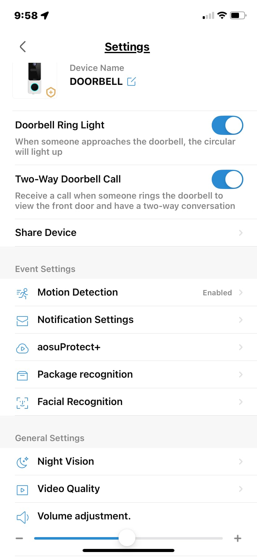 AOSU Wireless Doorbell Camera, 170° Ultra Wide Viewing Angle, Intelligent Parcel Detection, 90 Days Battery Life, 2.4G WiFi Supported, 2K QHD Video Doorbell Compatible with Alexa and Google Assistant customer photo 2