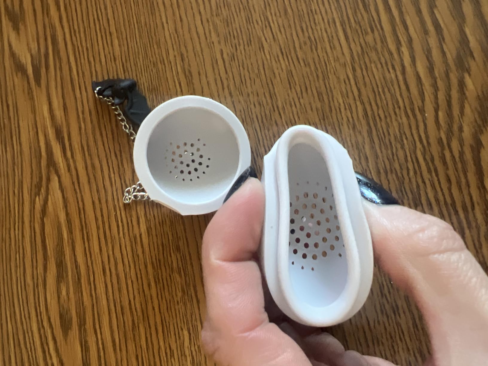 OTOTO Louie Cat Tea Infuser - Cats Loose Leaf Steeper & Diffuser, Tea Strainer Accessories, Cute Gifts for Cat Lovers, White Elephant Gifts, Cute Kitchen Accessories customer photo 1