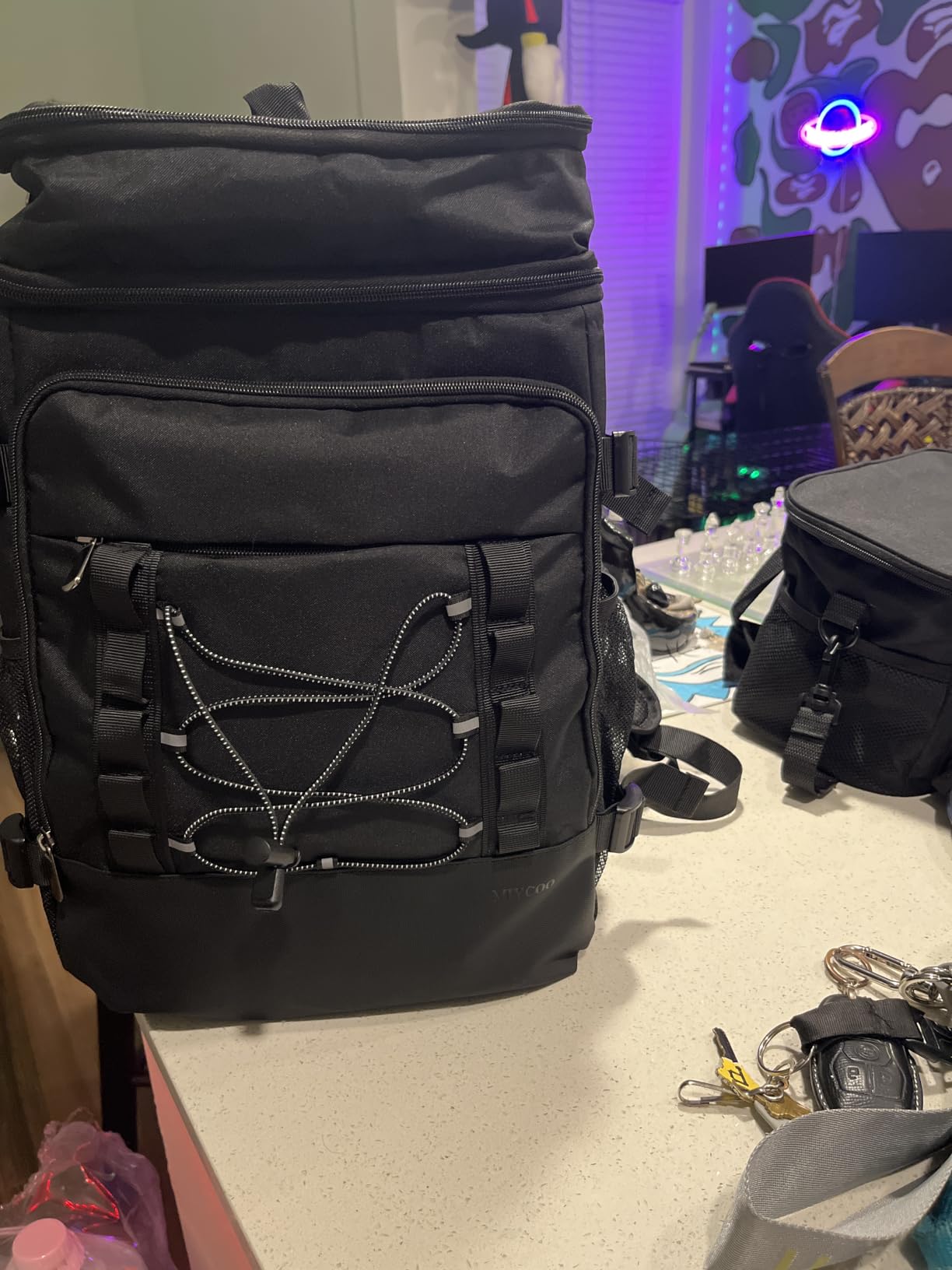MIYCOO Cooler Backpack - 40 Cans Insulated Backpack Cooler, 2 Leak Proof Compartments customer photo 1