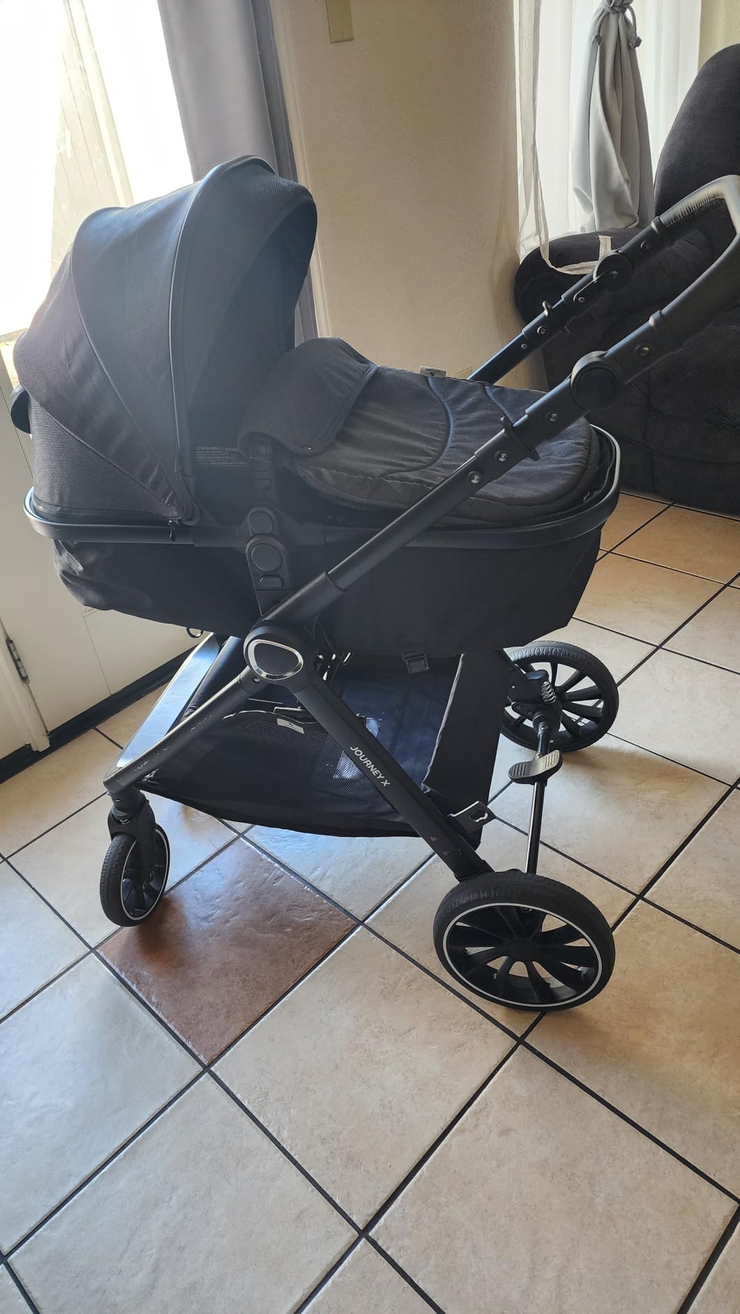 Accombe 2-in-1 Convertible Baby Stroller for Newborn to Toddler | Skin-friendly Breathable Fabric, All-terrain Wheels for Smooth Ride, Adjustable Canopy with UPF50+ Protection customer photo 1