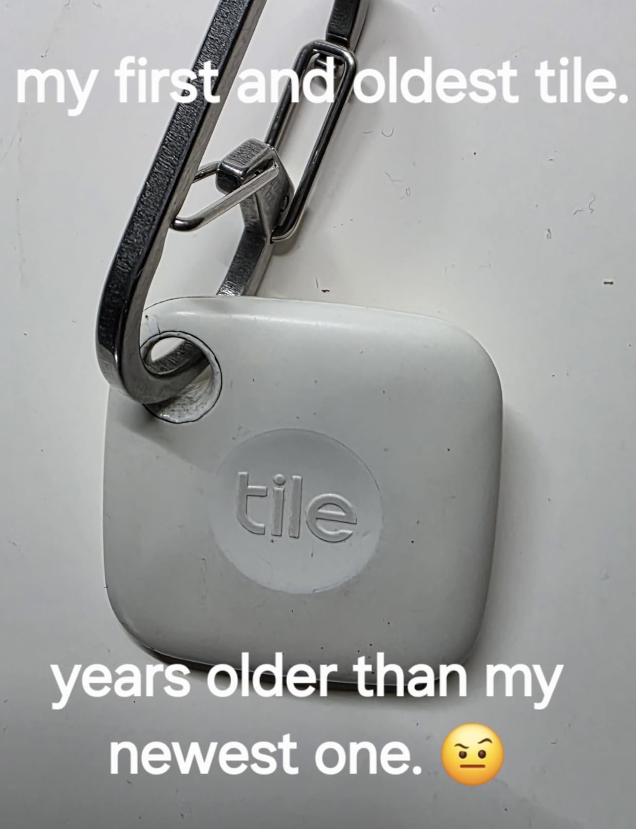 Life360 Tile - Bluetooth Tracker, Keys Finder and Item Locator for Keys, Bags and More. Phone Finder. Both iOS and Android Compatible. 1-Pack (Black) customer photo 1