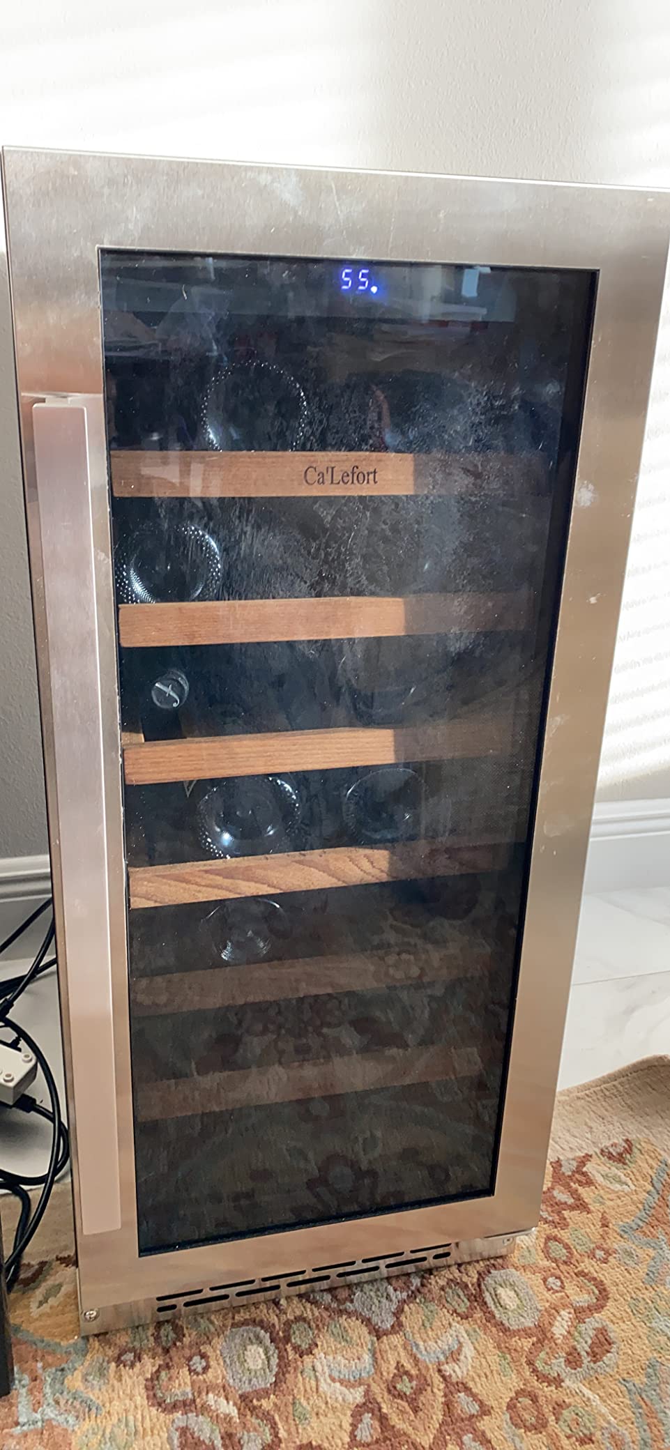Ca'Lefort 24 Inch Wine Fridge, 61-Bottle Wine Cooler Refrigerator customer photo 2