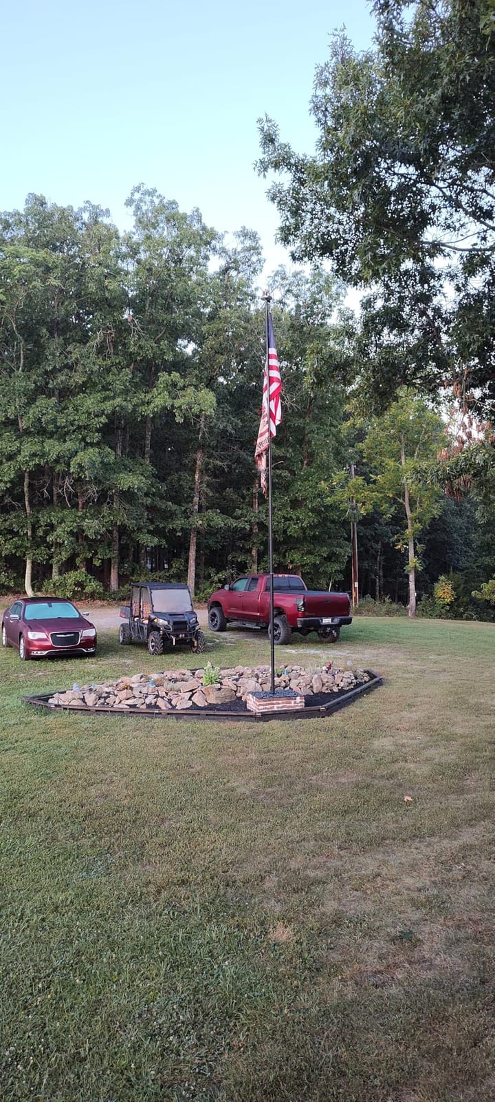 25 FT Heavy Duty Flag Pole 120MPH Wind Test 11 Gauge with Solar Light | 45K PSI & 95 HBW Hard Aerospace Aluminum Flagpole for Outside House, In-Ground Flagpole Kit customer photo 1
