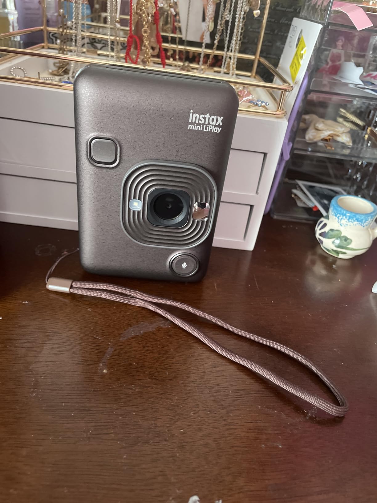 Fujifilm INSTAX Mini LIPLAY Hybrid Instant Camera - Deep Bronze customer photo 2