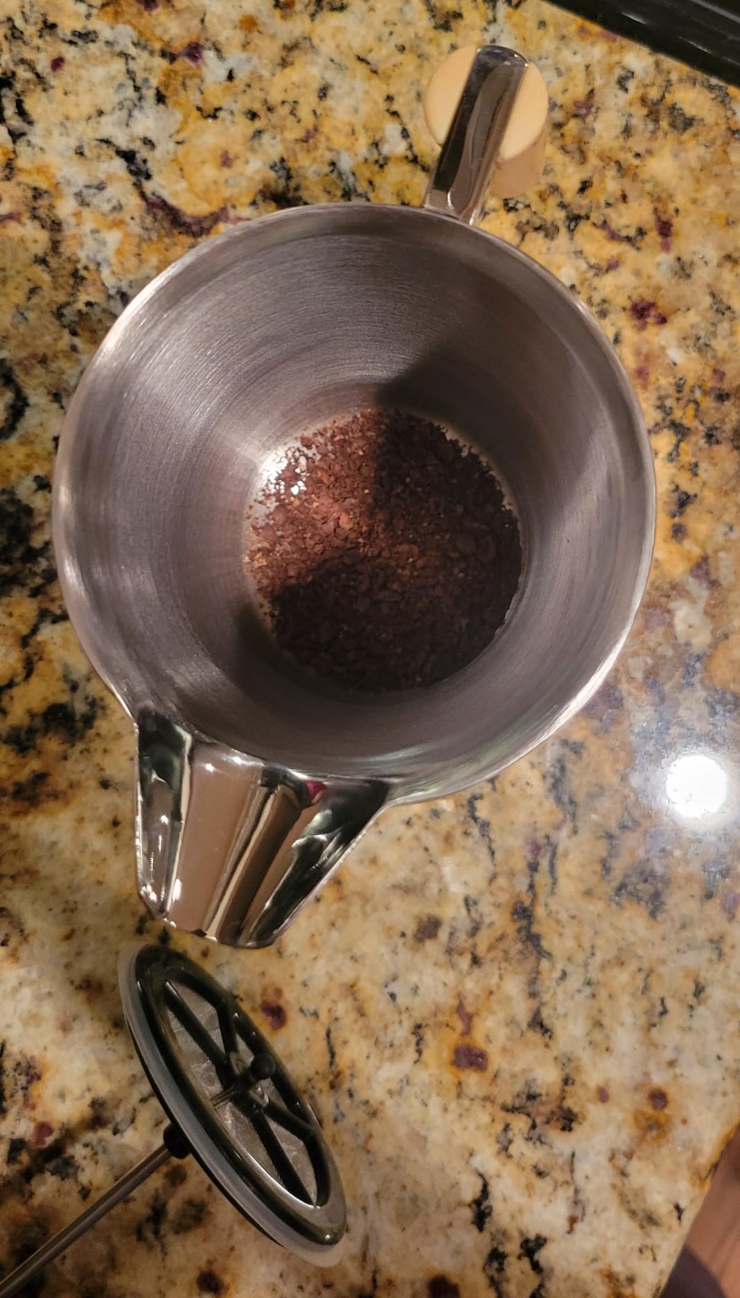 Bodum 34 oz Douro Double Wall French Press Coffee Maker, Polished Stainless Steel customer photo 2