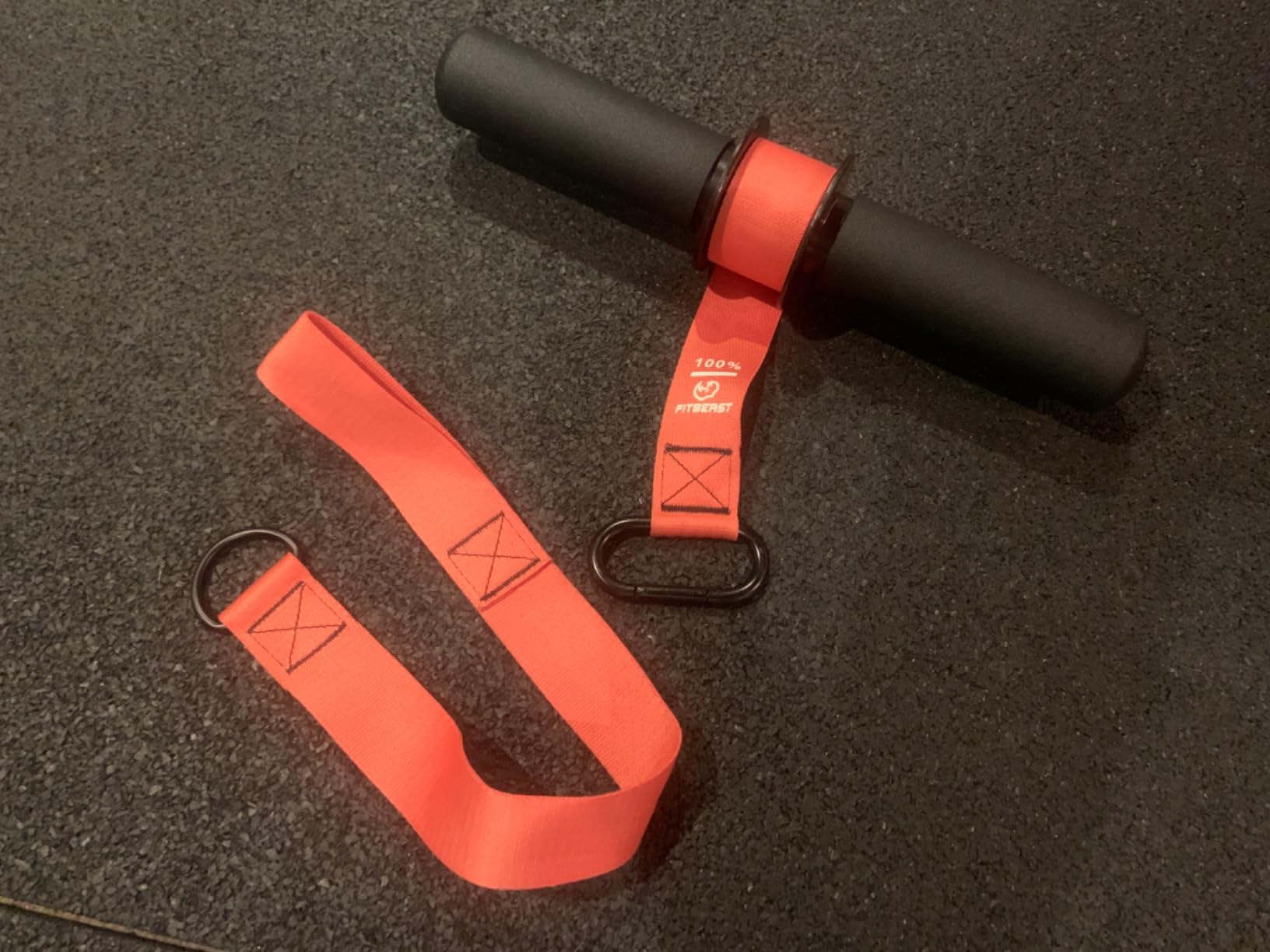 FitBeast Forearm Strengthener & Forearm Exerciser, Wrist Roller | Forearm strength trainer with thick handle and adjustable strap customer photo 1