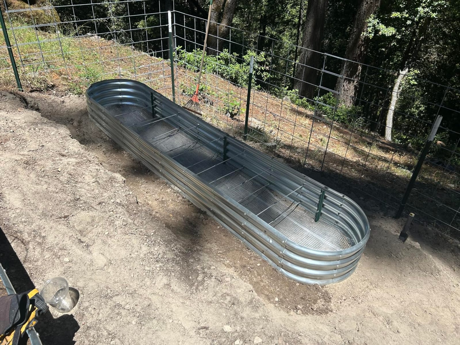 Land Guard 8ft Galvanized Raised Garden Bed Kit, Raised Garden Boxes Outdoor, Oval Metal Raised Garden Beds for Vegetables, Silver, 108 Gallon Capacity customer photo 1