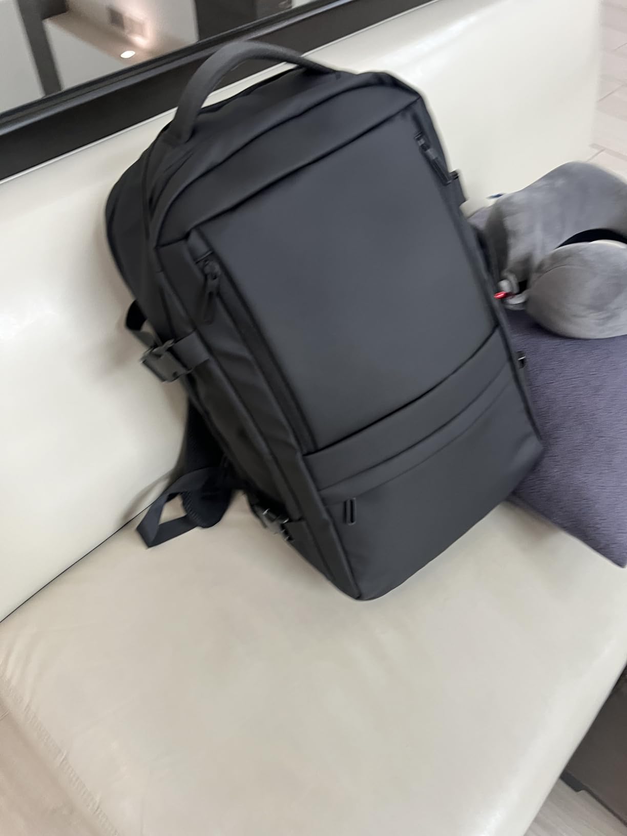 Rcrirth Carry On Travel Backpack Flight Approved for Men Women, Black | Expandable, Business Weekender Bag, 40L, Suitcase Backpack Luggage customer photo 1