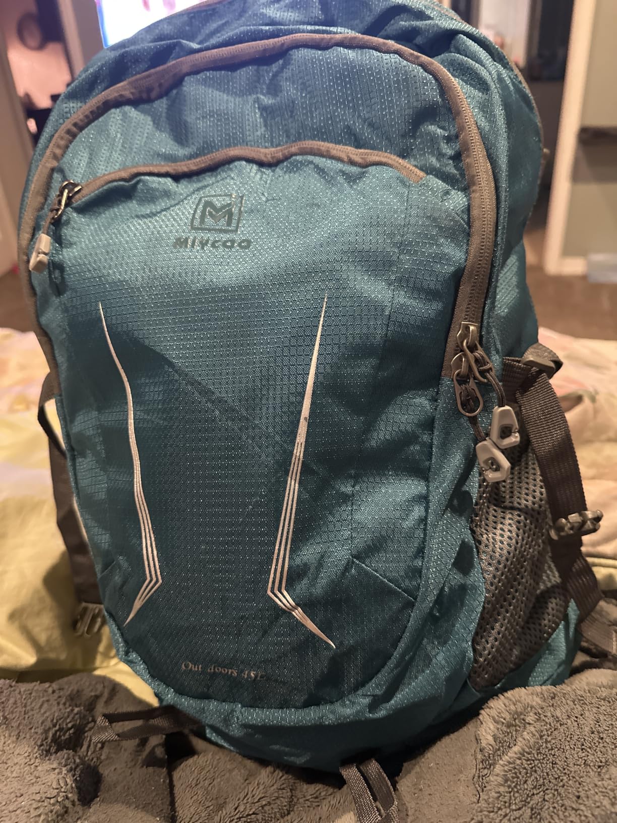 MIYCOO Ultralight Packable Backpack, 35L Waterproof Hiking Daypack | Travel Camping Foldable Daypack, Hiking Back Pack for Men Women, Grey customer photo 2
