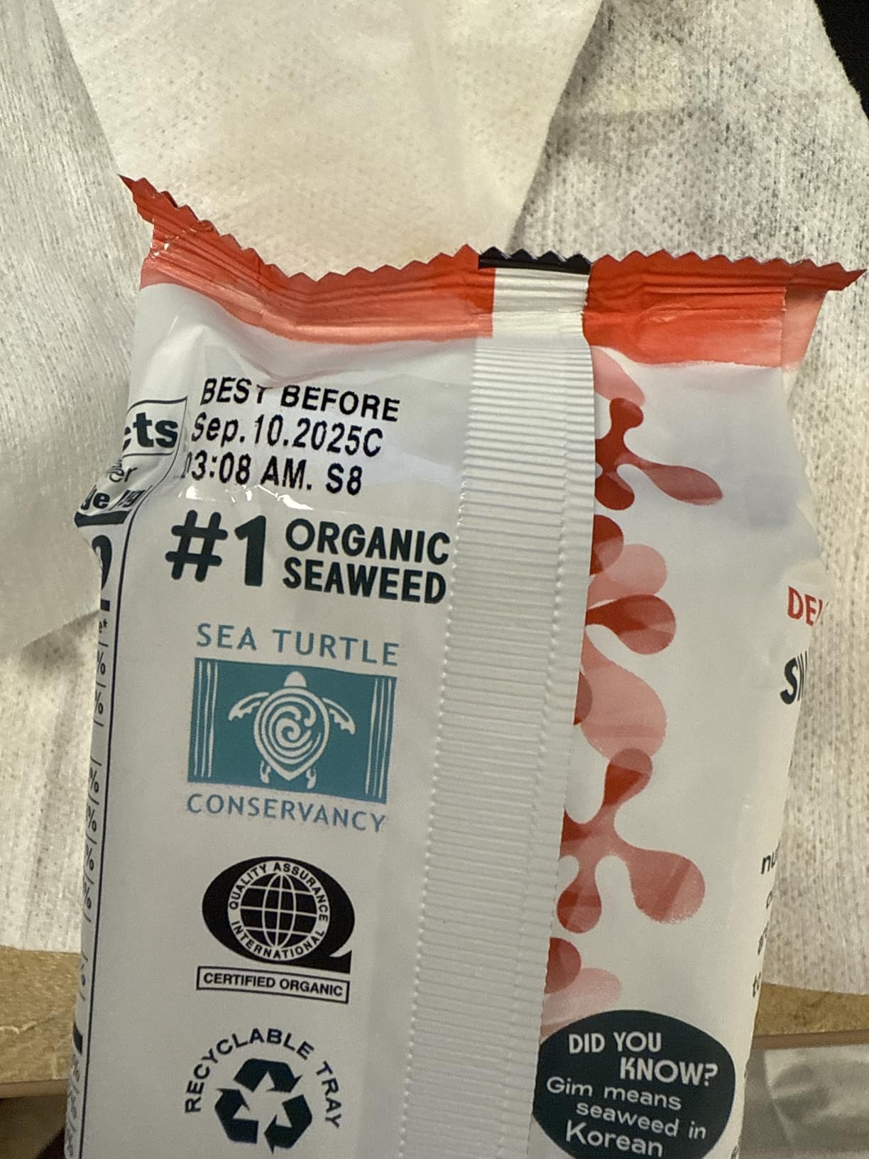 Gimme Seaweed Organic Premium Roasted Seaweed Snacks, New 6 Flavor Variety Pack, 12 Count (2 Each) Keto, Vegan, Gluten-Free, Source of Omega3s and Iodine, Healthy On-The-Go Snack for Kids and Adults customer photo 1