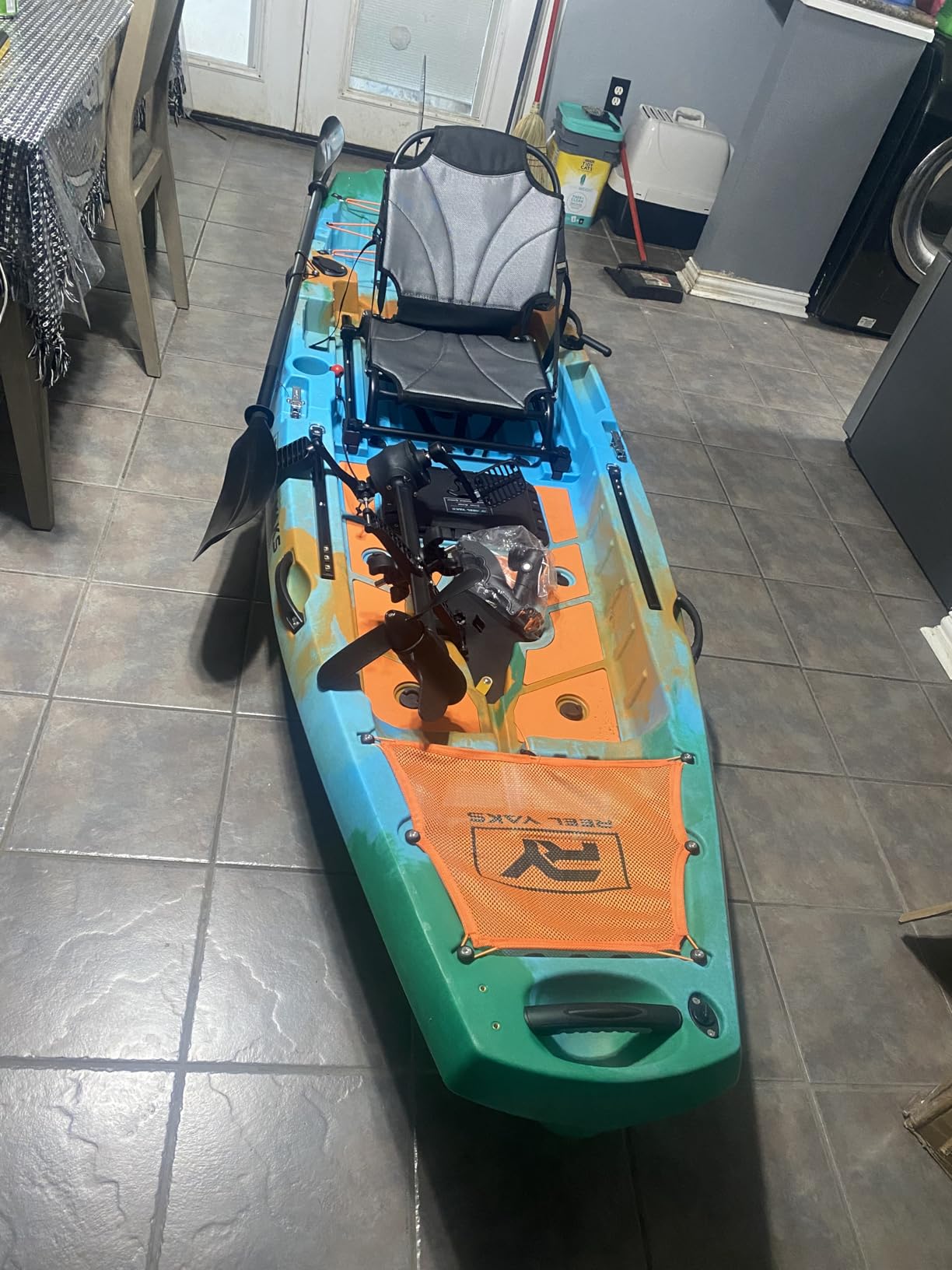Reel Yaks Radar Modular Fishing Kayak, 10ft, 430 lbs Capacity | Sunrise, Pedal Kayaks for Adults & Youth, Sit on Top, Lightweight, Portable, Fits in Trunks & Closets, Gear Storage customer photo 2