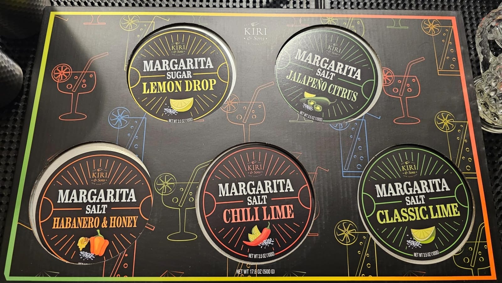 Margarita & Cocktail Flavored Salt Rimmer, 5-Pack Gourmet Cocktail Blends | Premium Cocktail Flavor Variety, Includes Chili Lime, Lemon Drop, Habanero Honey, No Silicon Dioxide, Easy Screw-On Lid customer photo 2