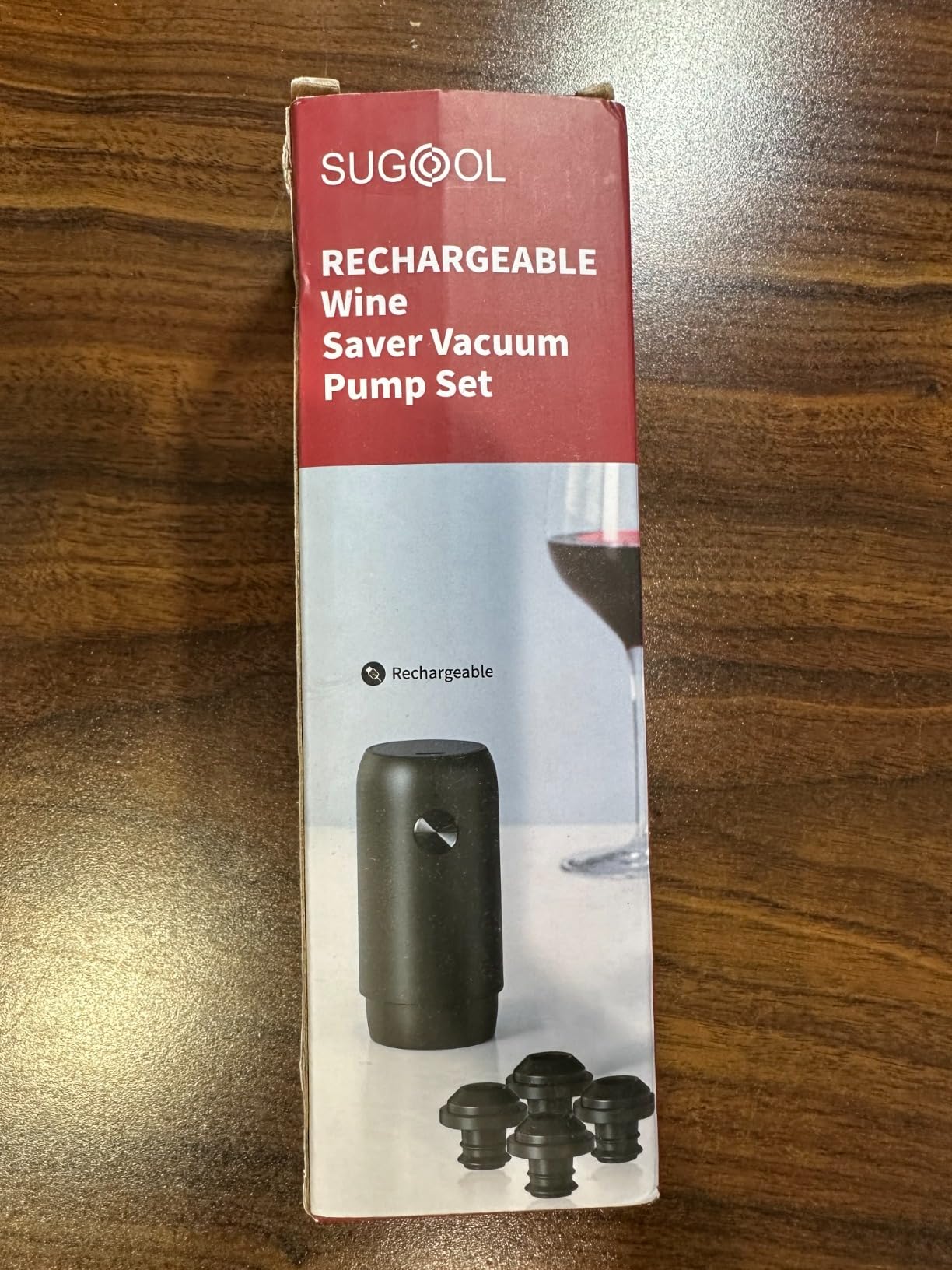 Wine Saver & Wine Vacuum Pump with 4 Reusable Wine Bottle Stoppers customer photo 1