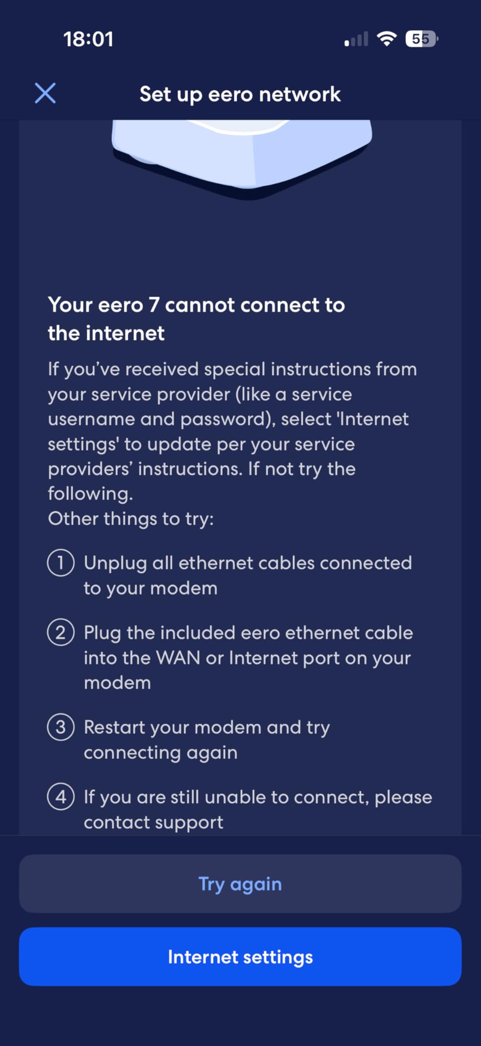Amazon eero 7 dual-band mesh Wi-Fi 7 router (newest model) - Supports internet plans up to 2.5 Gbps, Coverage up to 2,000 sq. ft., 1-pack customer photo 2