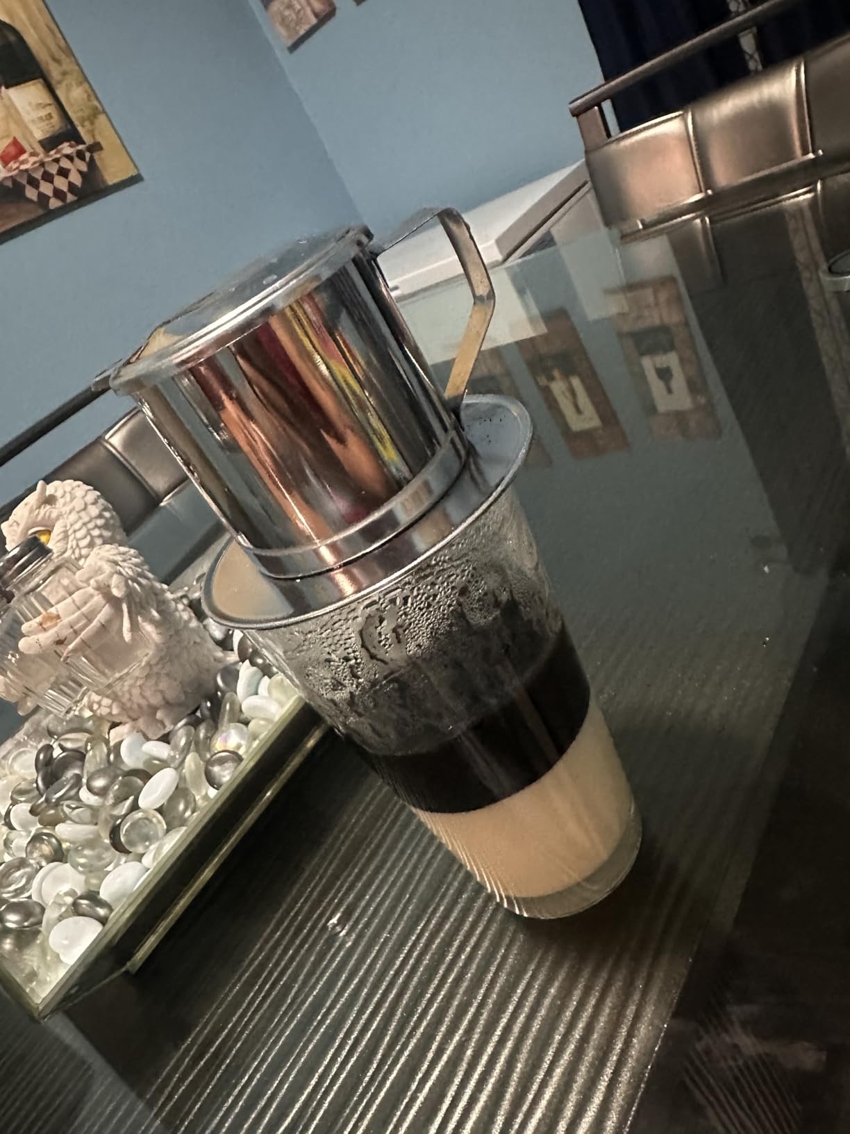 Birdee Vietnamese Coffee Dripper - 12 oz, Stainless Steel, Medium Drip Filter, Durable, Dishwasher Safe, Home Use, Travel, Camping, Gift Sets customer photo 2