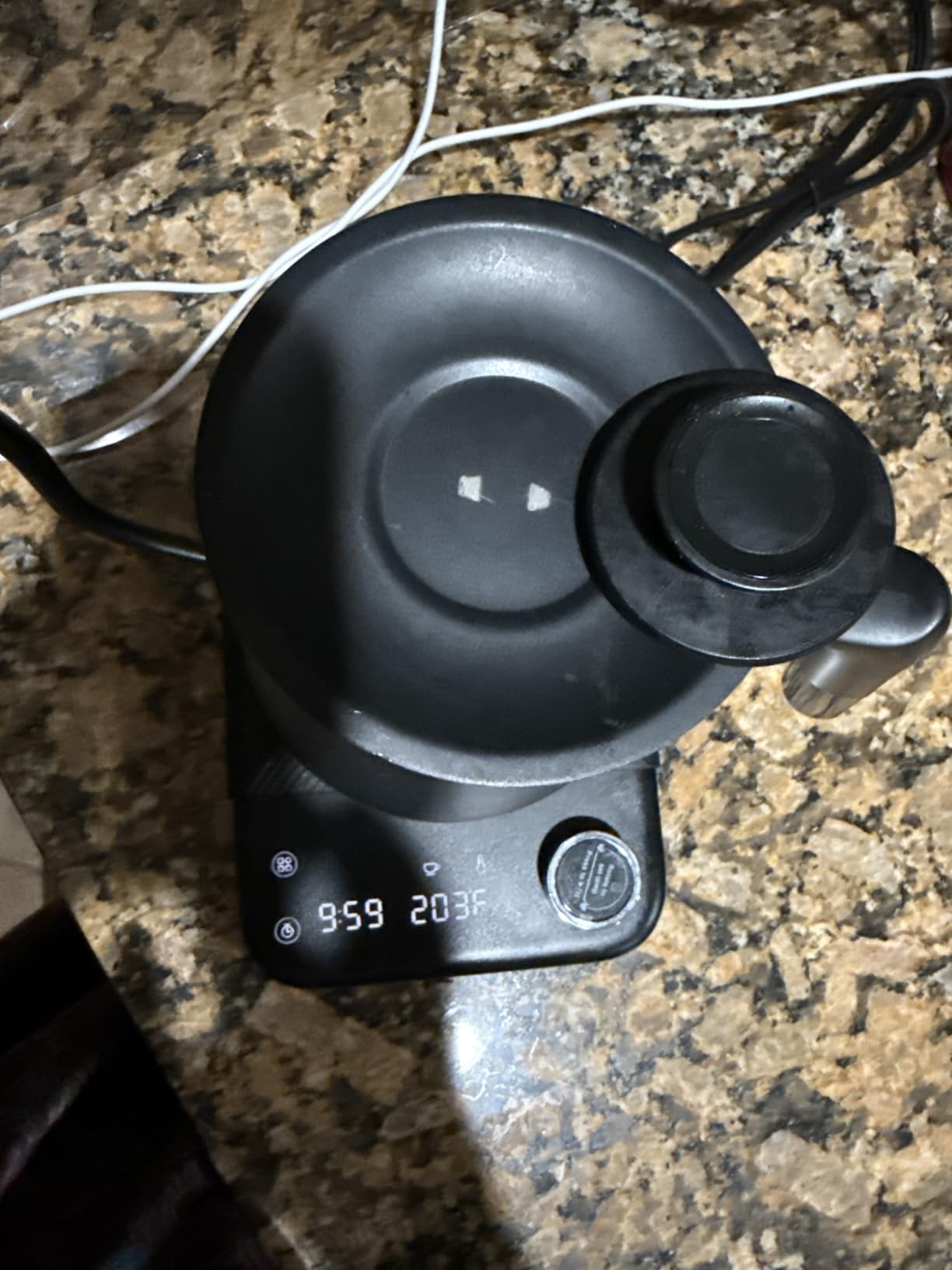Gooseneck Electric Kettle HIYAKOI with ±1℉ Temperature Control, Pour Over Kettle for Coffee & Tea, 1200W Rapid Heating, Stainless Steel Water Boiler with 12H Keep Warm & Built-in Timer, 0.8L/27oz customer photo 1