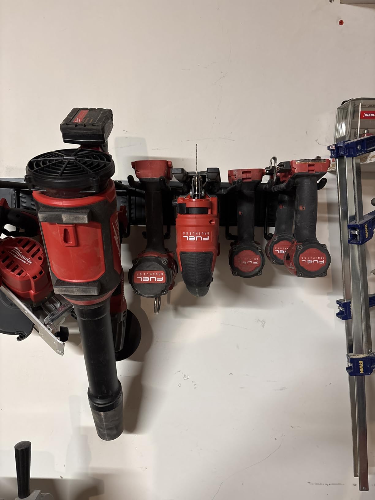 PIYILO 48 in Garage Tool Organizer Wall Mount, Adjustable Tool Storage Rack customer photo 1