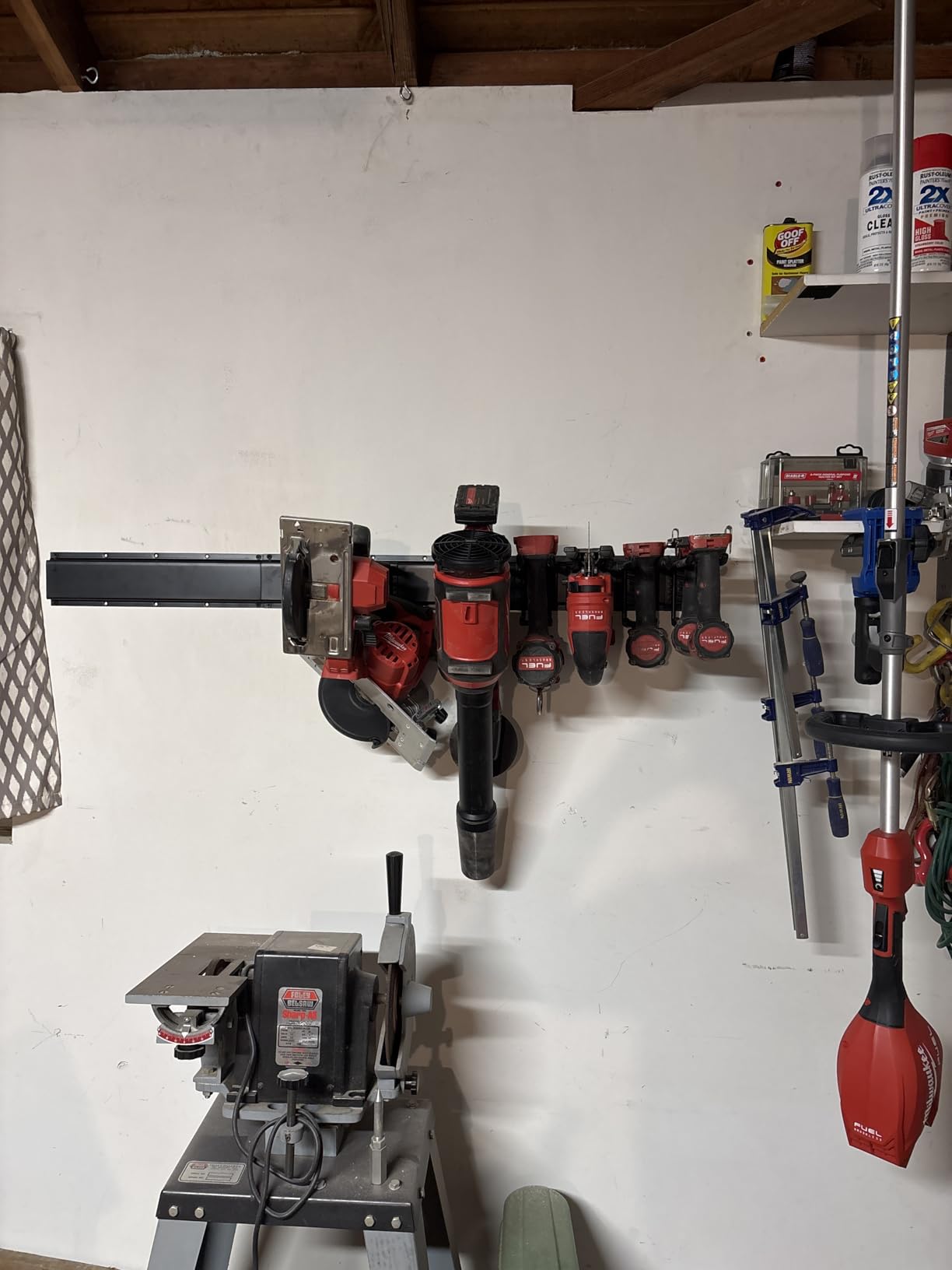 PIYILO 48 in Garage Tool Organizer Wall Mount, Adjustable Tool Storage Rack customer photo 2