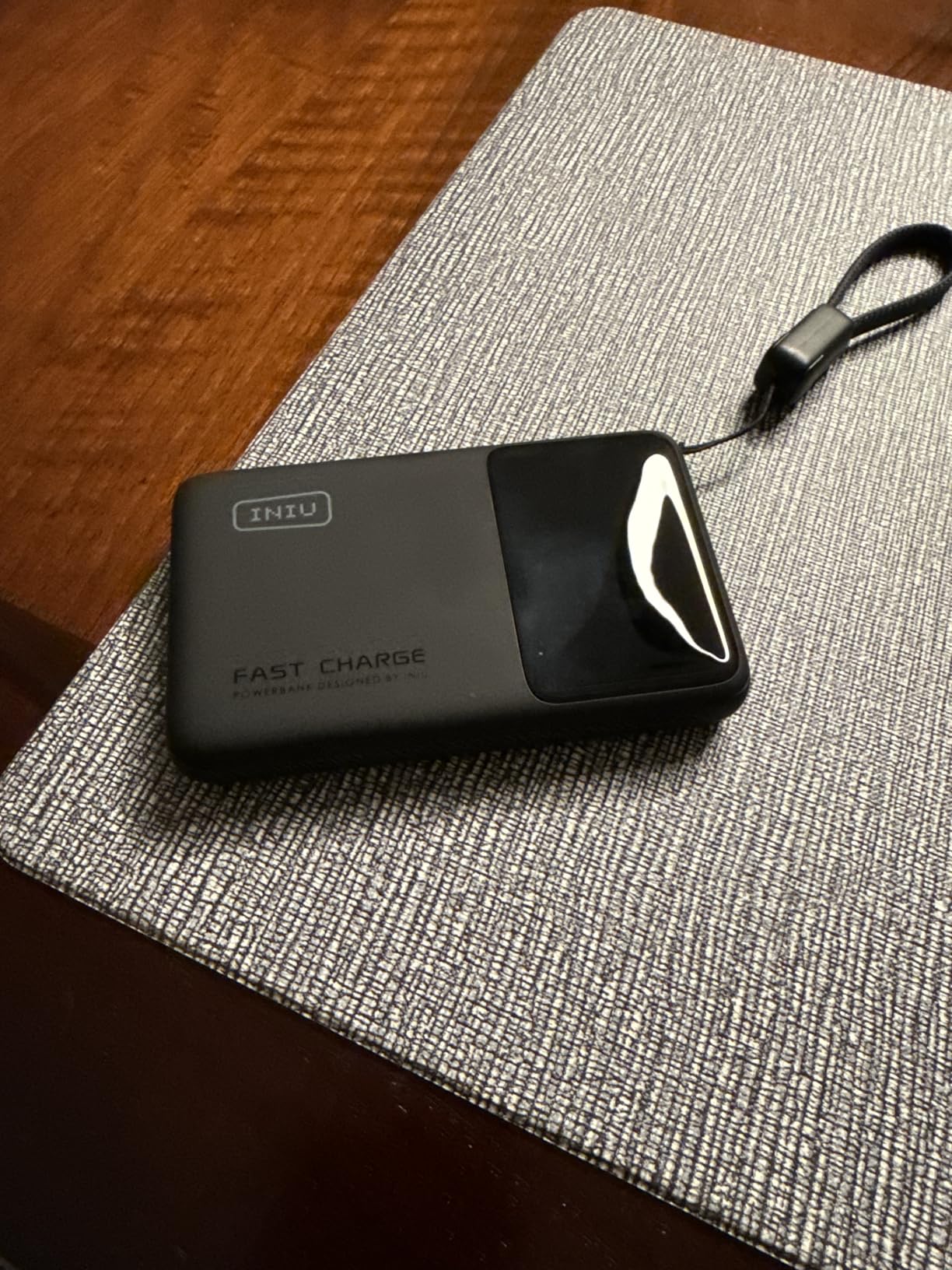 INIU Power Bank, Compact 10000mAh 45W PD Fast Charging Portable Charger | Detachable USB-C Cable, Stand, Flight-Safe, Travel, Flashlight, Battery Pack for iPhone 17 16, Samsung S26, iPad etc customer photo 2