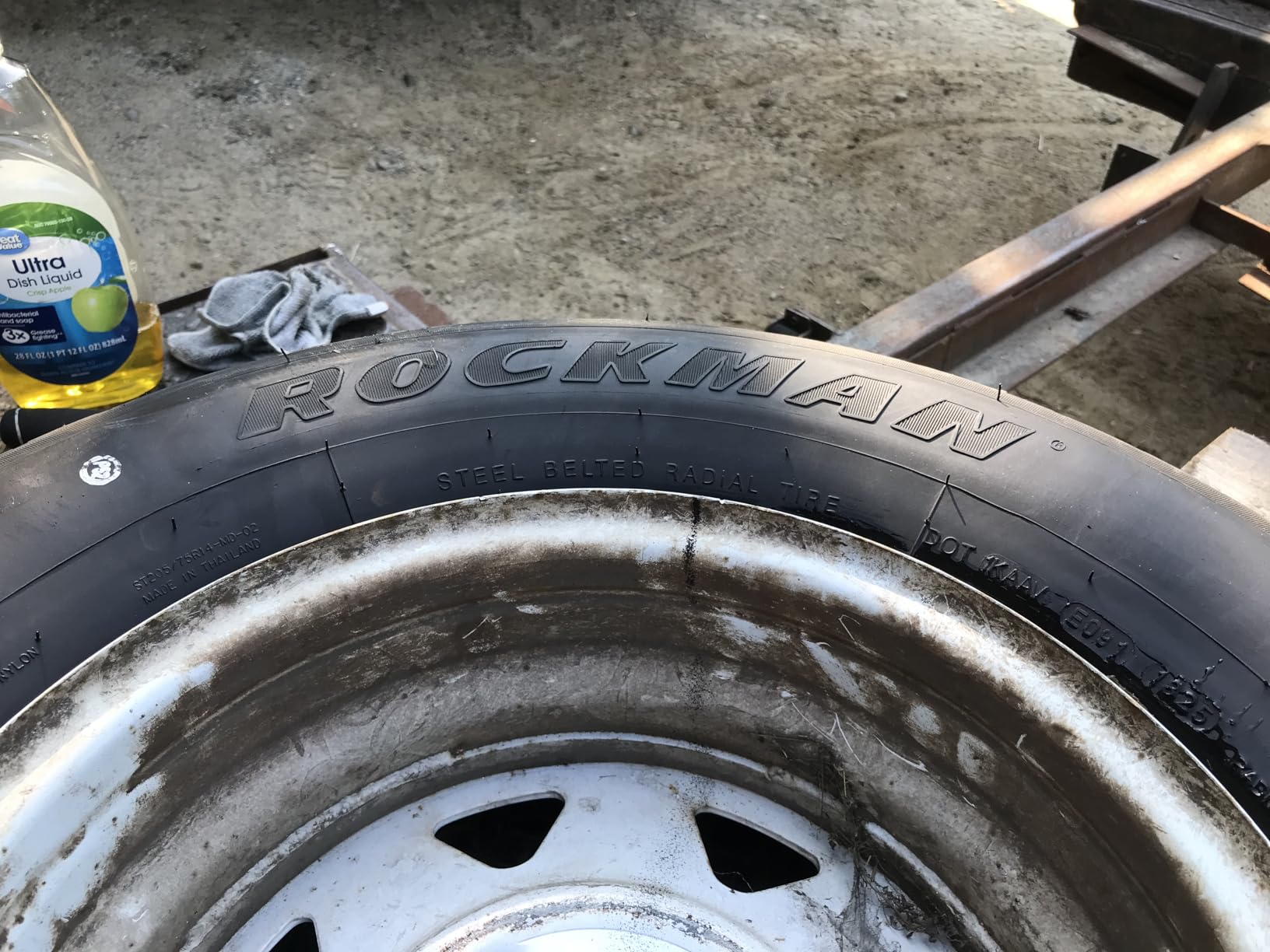 ROCKMAN Trailer Tire ST205/75R15 8-Ply Load Range D 107M Radial 11166, Set4 | Steel Belted Radial customer photo 2