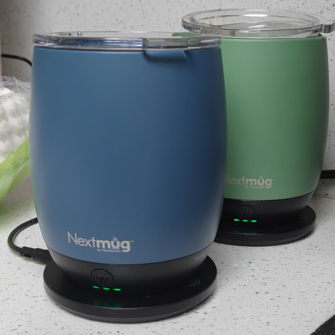 Nextmug Plus - Temperature-Controlled, Self-Heating Coffee Mug (Black - 18 oz.) customer photo 1