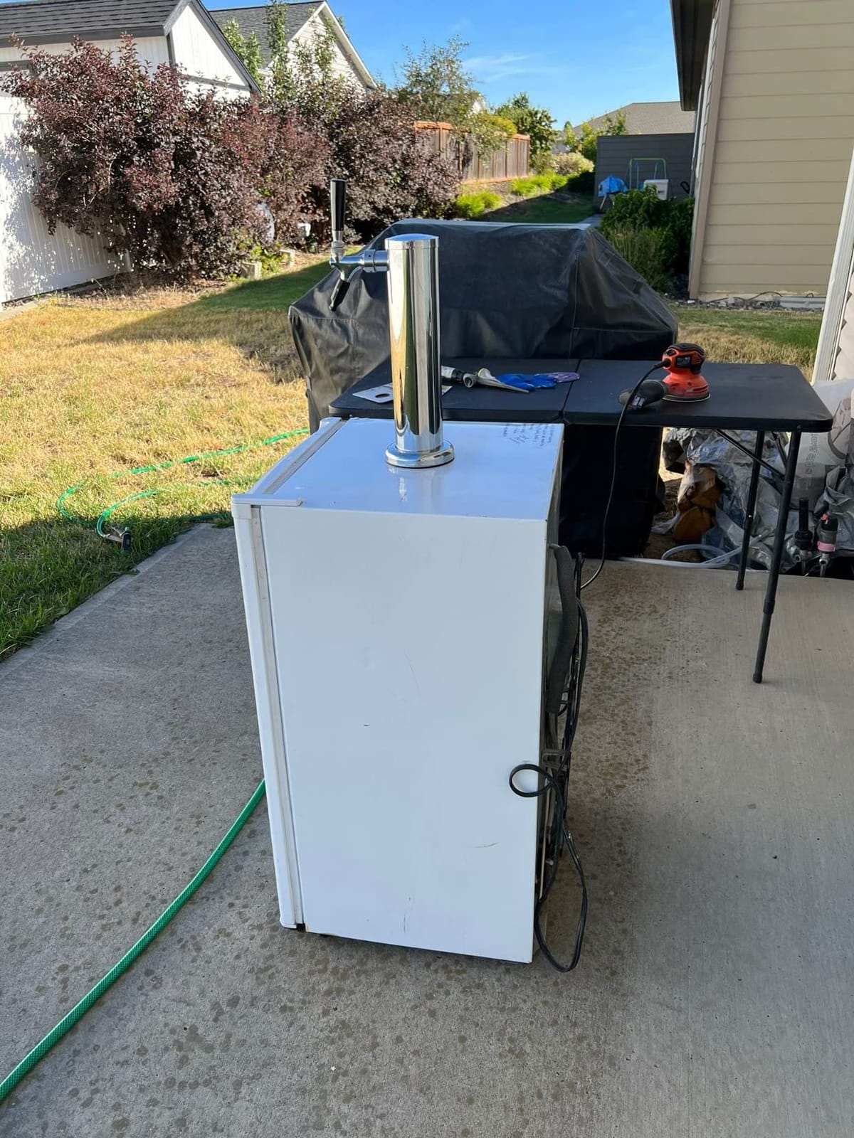 MRbrew 3 Beer Tap Stainless Steel Beer Tower 3'' Flange For Kegerator Tower | Kegerator Beer Tap Tower, Countertop & Kegerator Mount, Pre-Assembled Lines With Beer Faucet For Beer Wine Juice Dispensing customer photo 1