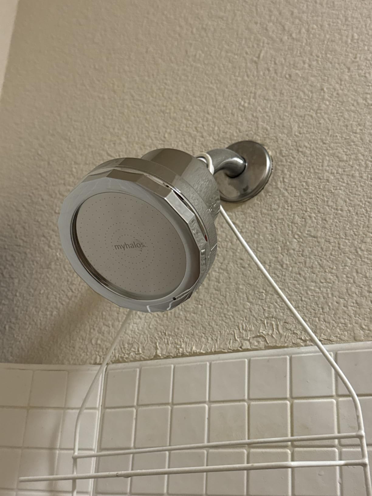 MyHalos Filtered Shower Head, Shower Head Filter for Hard Water (Chrome) | High Pressure, Removes Chlorine & Heavy Metals, Water Softener customer photo 1