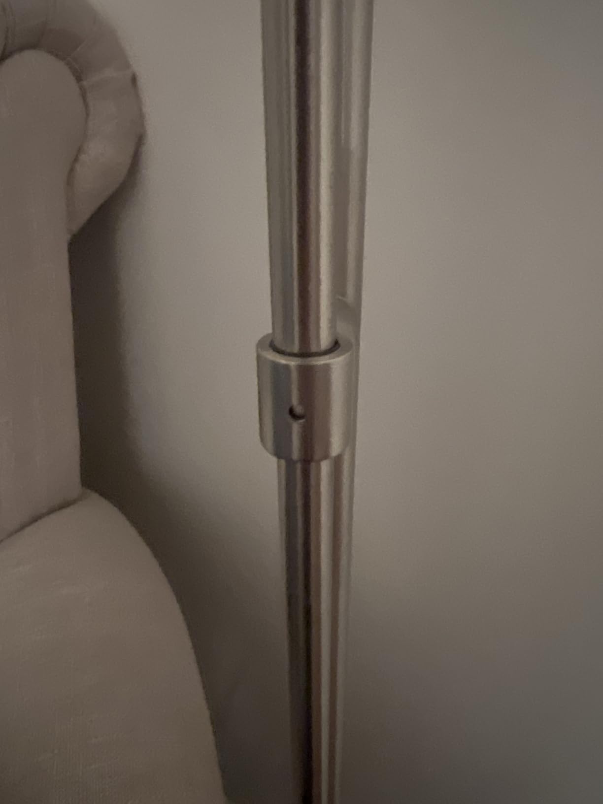 O'Bright Cedric Adjustable Pharmacy Floor Lamp - Industrial Design for Reading, Crafting, Work - 10W LED, Height 45-61 inches - Antique Brass (Gold) customer photo 2
