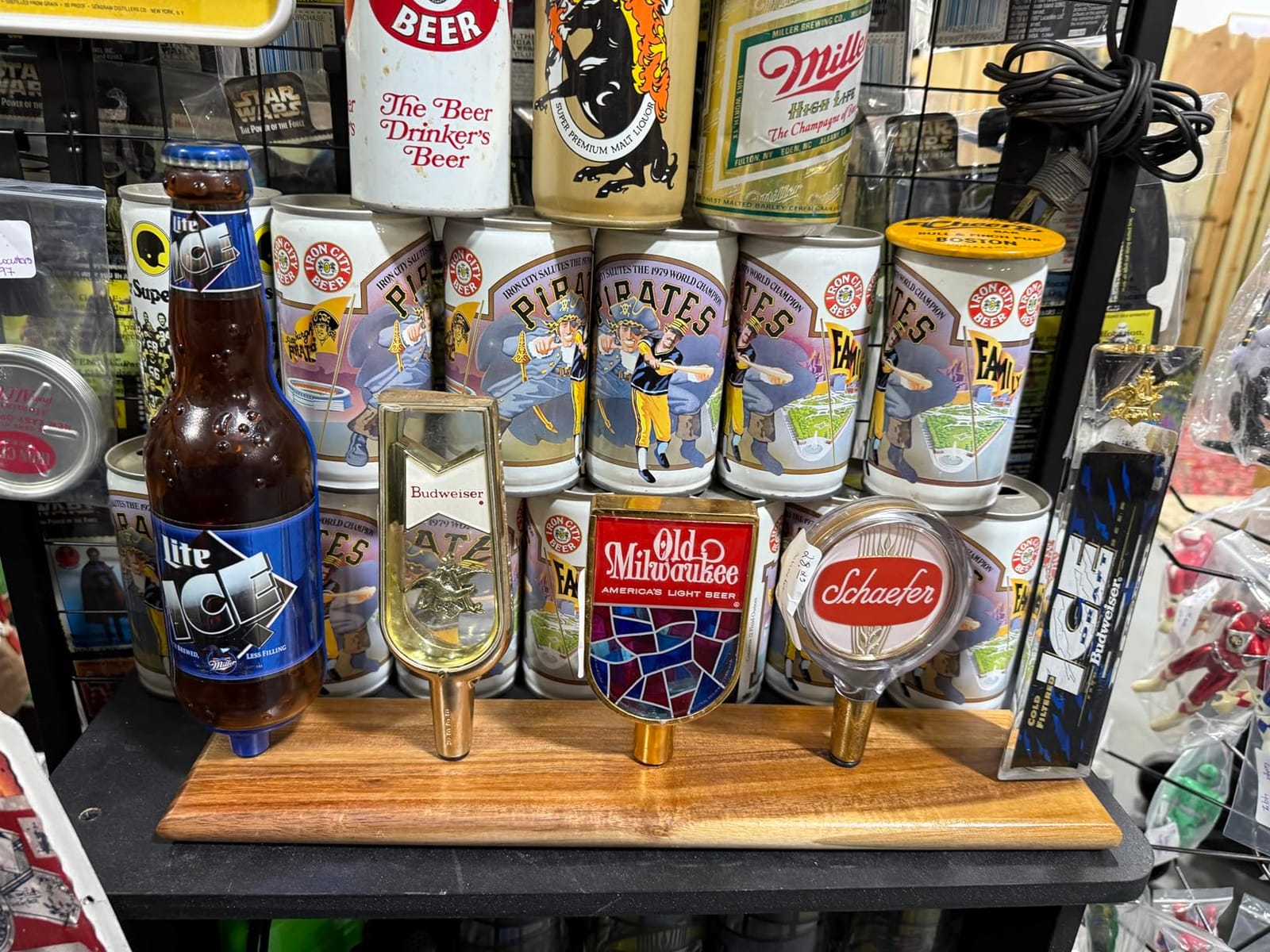 YeeBeny Beer Tap Handle Display with 5 Beer Tap Only Holder | Wall Mount customer photo 2