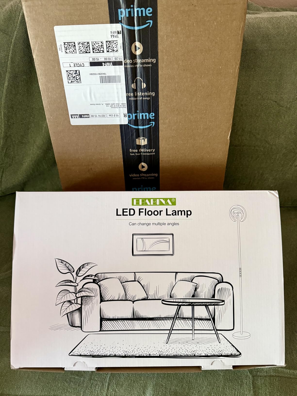 Floor Lamp for Living Room, 75.5 Inch Tall Standing Lamp for Bedroom with 2 312° Rotatable Ring Lights, 36W Bright Stepless Dimmable LED Floor Light with Remote Control for Office Dining Room customer photo 1