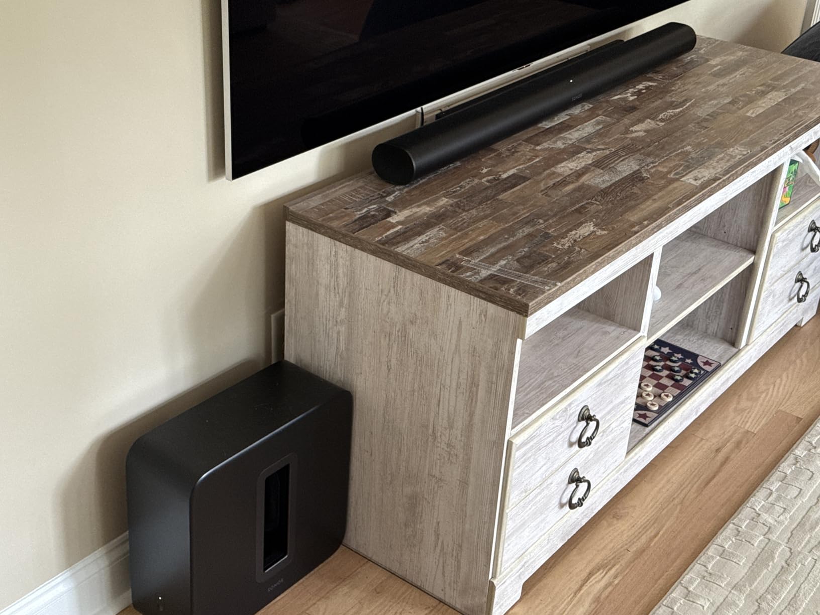 Sonos Arc Ultra Soundbar with Dolby Atmos - Black | Dolby Atmos | 9.1.4 Surround Sound for TV and Music | Alexa | Works with Sonos Sub 4 & Era 300 | Sound Motion technology customer photo 2