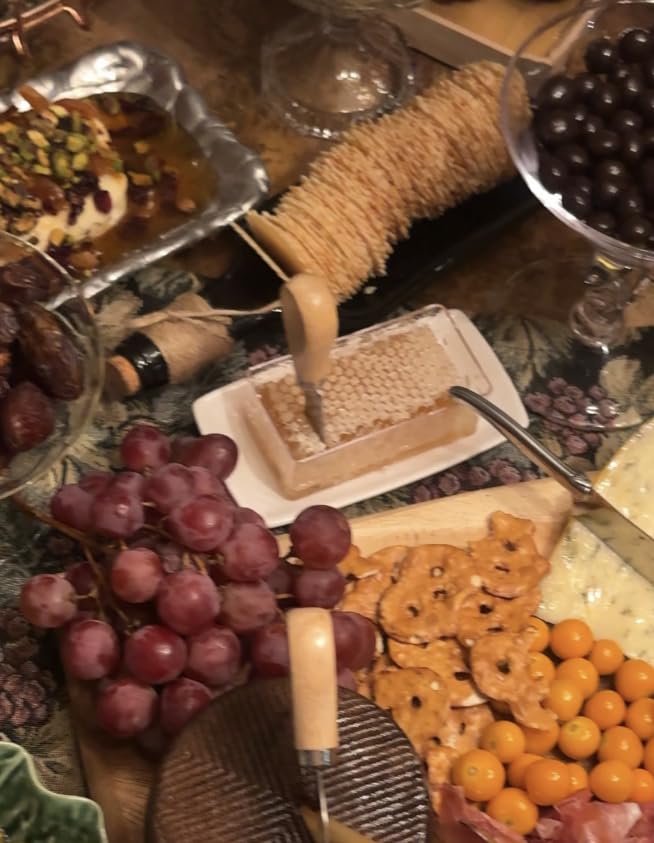 Melted Wine Bottle Serving Board; Decorative Rectangle Serving Tray for Home Decor; Small Cheese Platter Serving Board; Unique Cheese and Cracker Tray for Dinner Party customer photo 1